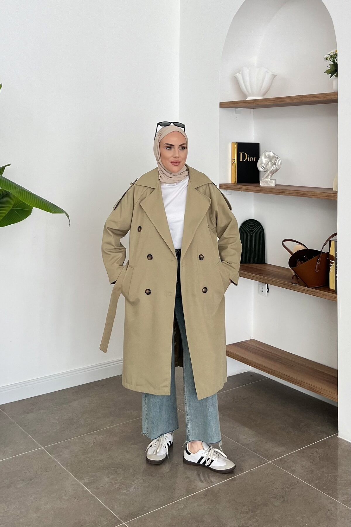 Mngo Model Özel Seri Trençkot Haki