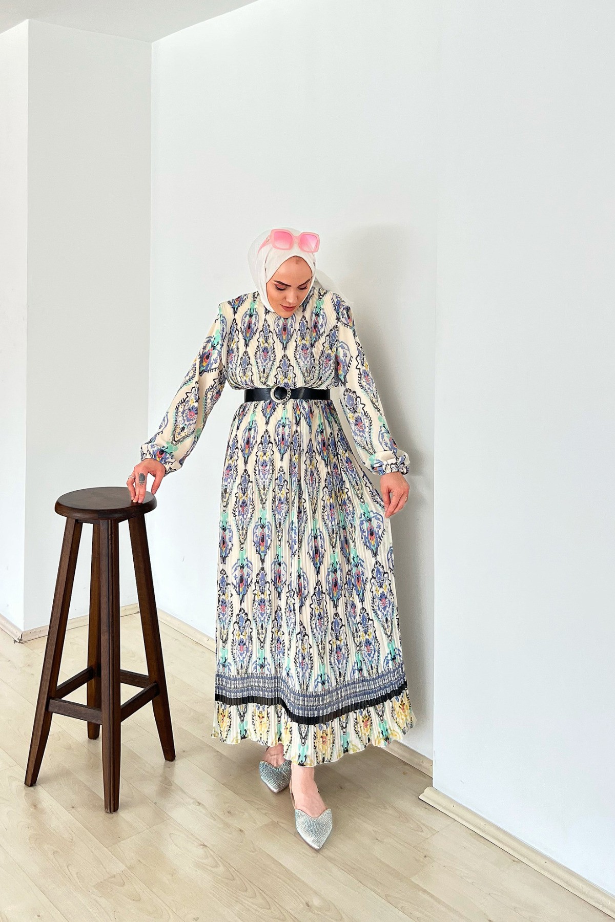 Loya Elbise - Mavi