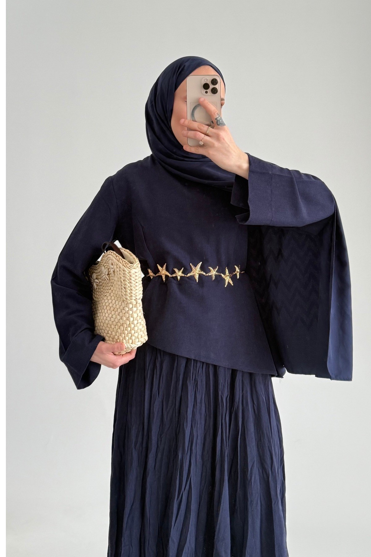 Frida Pinterest Etek Takım Lacivert
