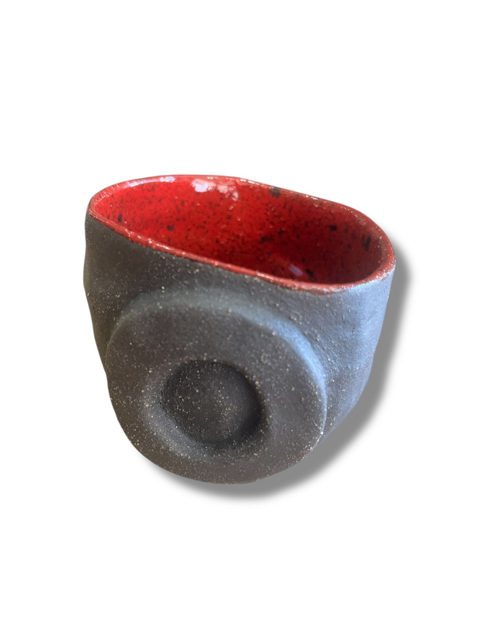 RED EYE STONEWARE MUG