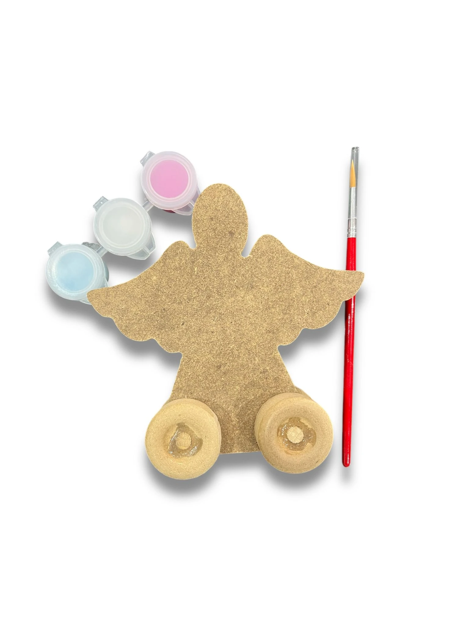 AHŞAP MELEK ÇOCUK BOYAMA SETİ