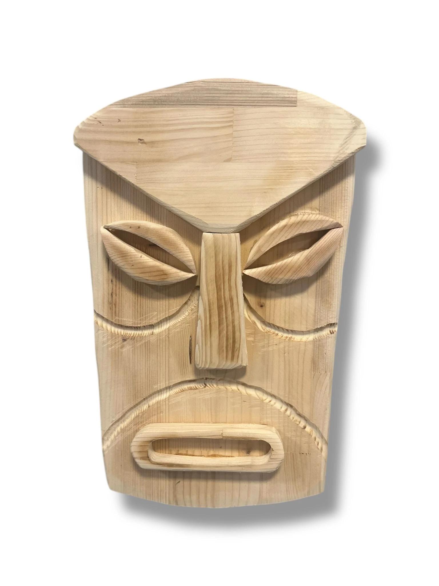 AHŞAP DUVAR MASK ŞAŞKIN YÜZ