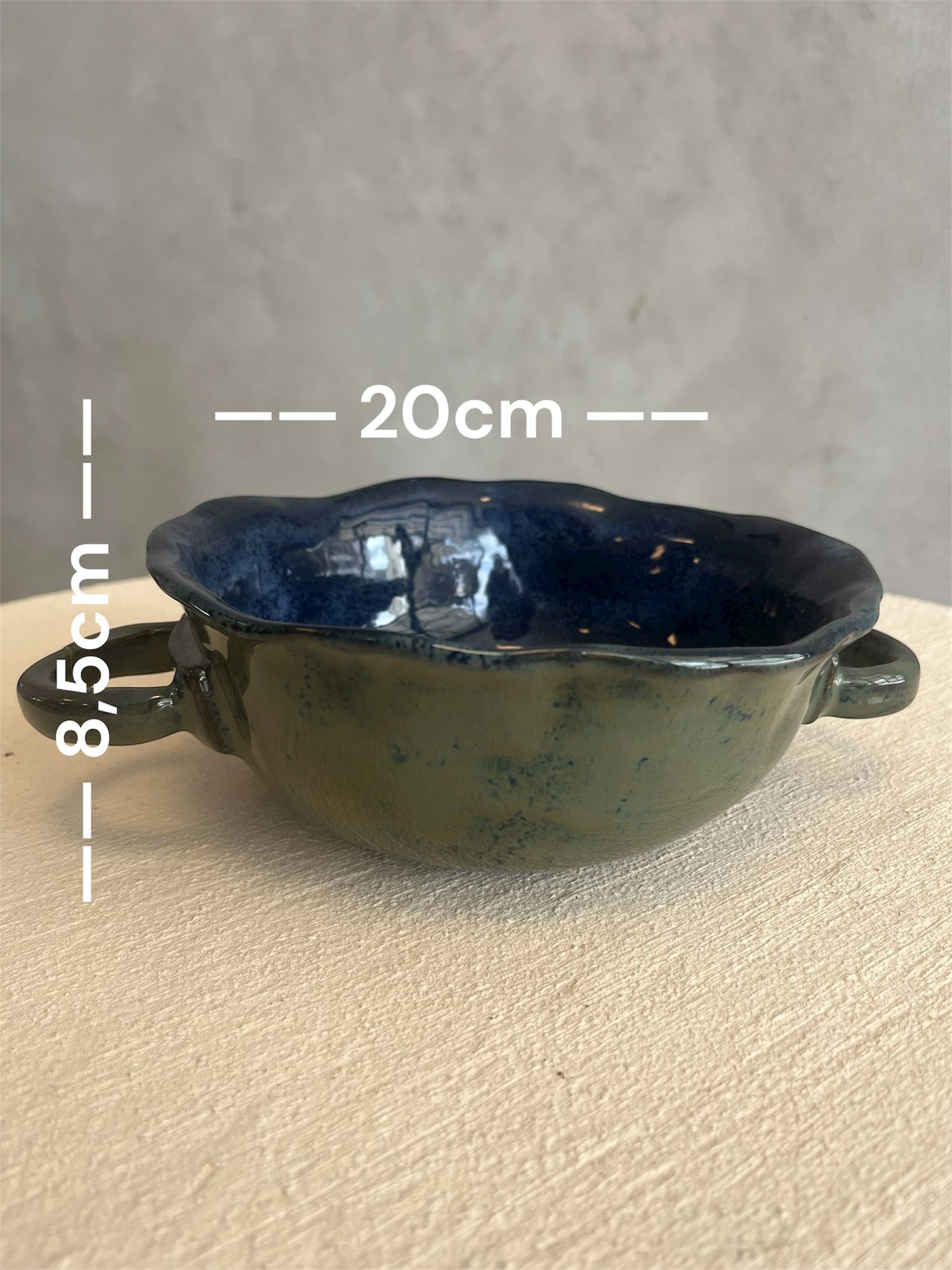 AKDENİZ STONEWARE KASE 20CM