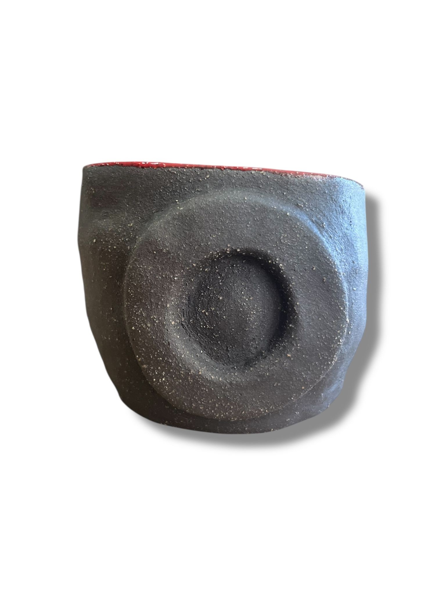 RED EYE STONEWARE MUG