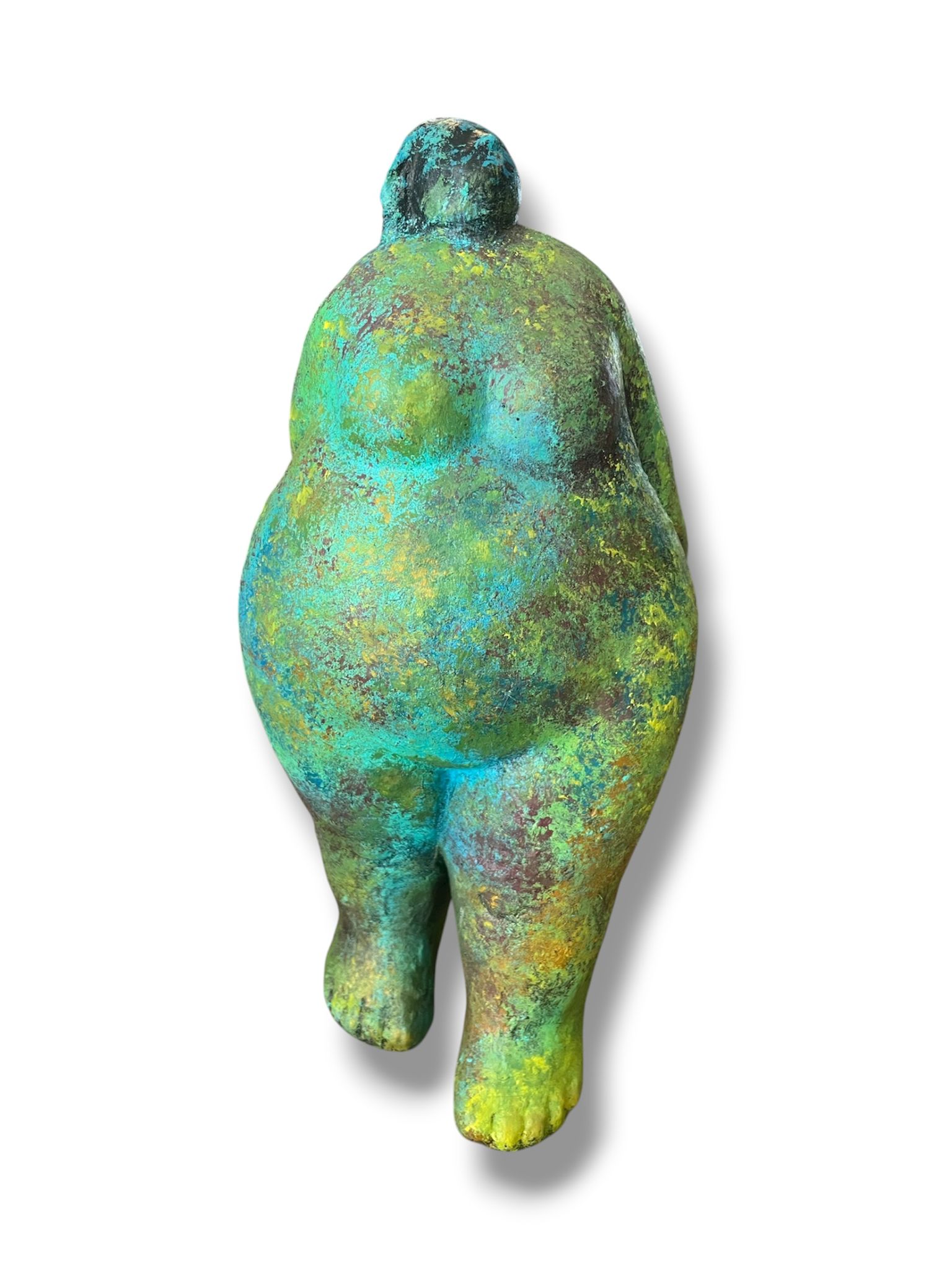 AYAKTA TOMBUL KADIN RENKLİ BİBLO 