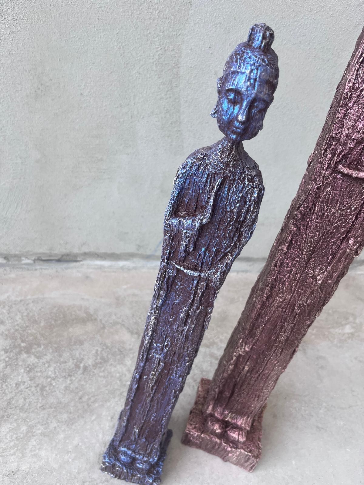 AMARA BUDA BİBLO AYAKTA MAVİ 60CM