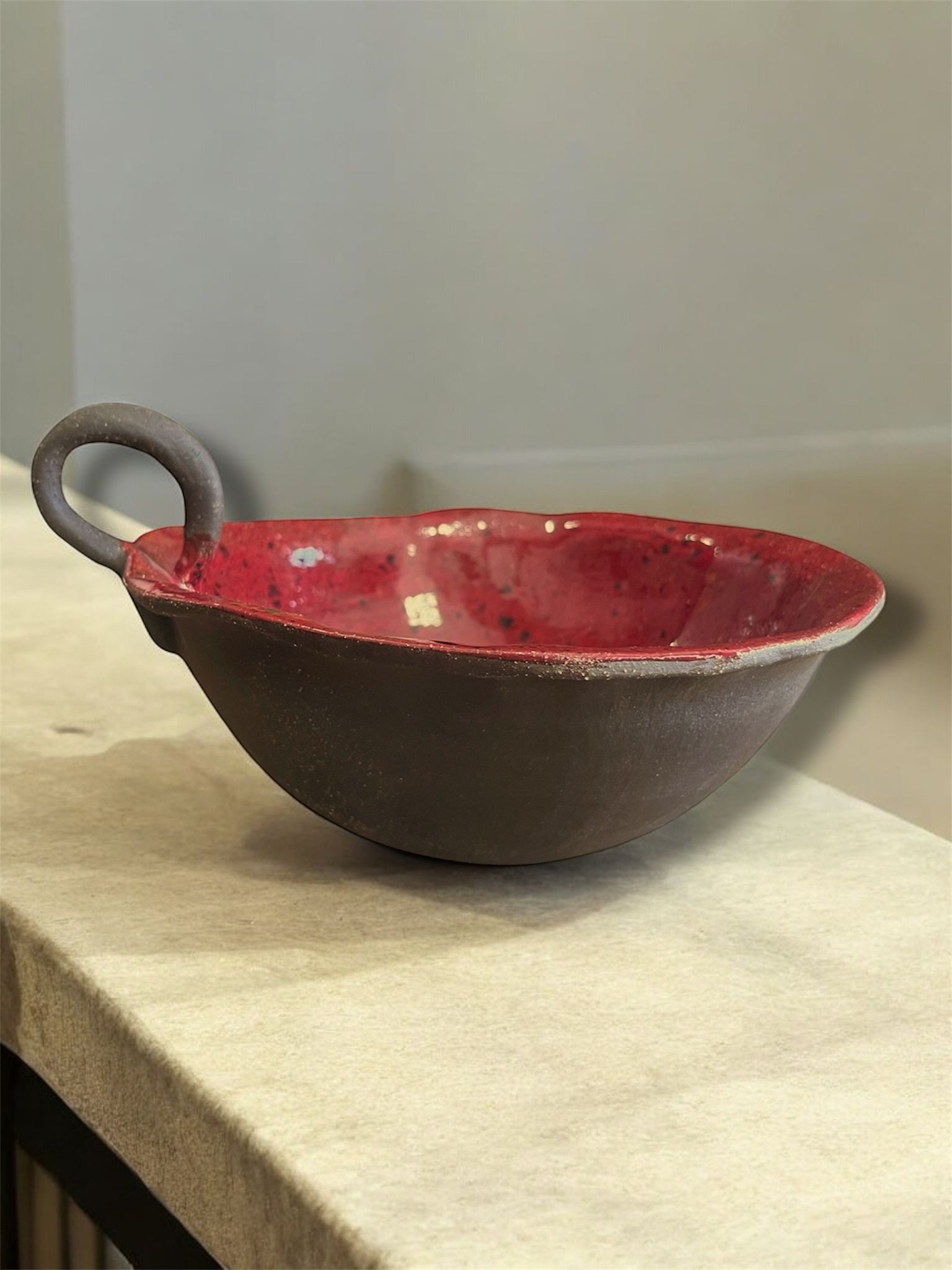 RED EYE  STONEWARE SERVİS KASESİ