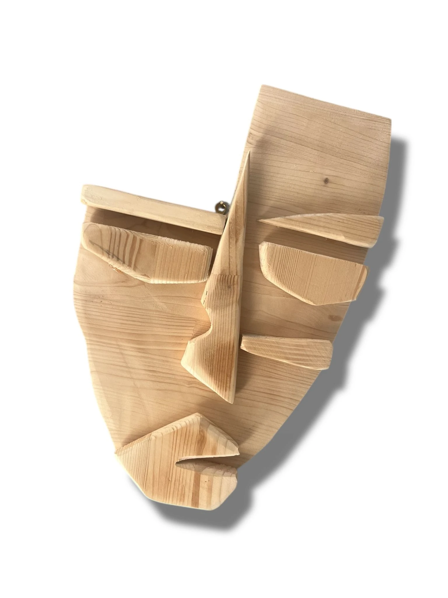 AHŞAP DUVAR MASK YARIM DUDAK