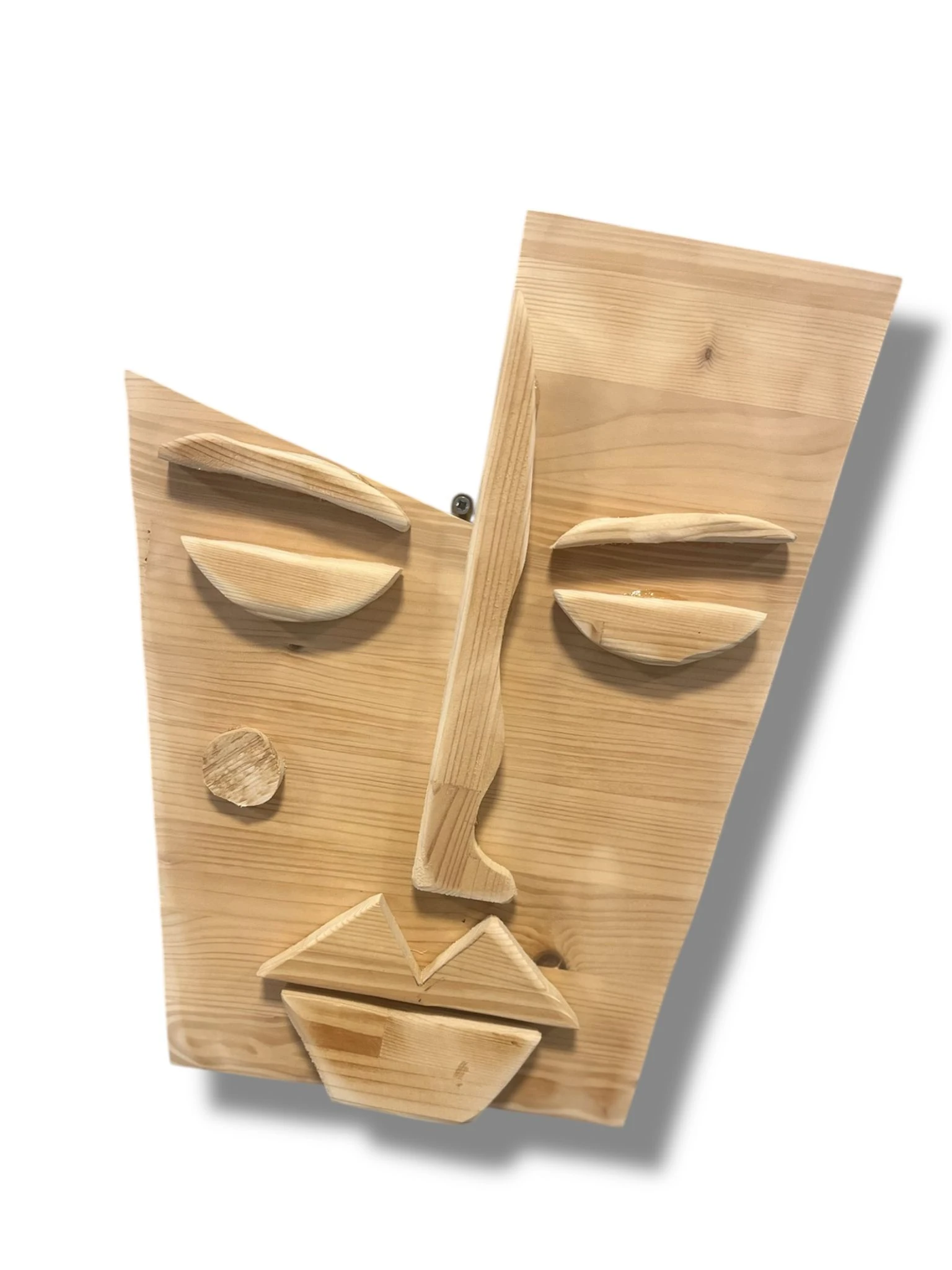 AHŞAP DUVAR MASK BENLİ YÜZ