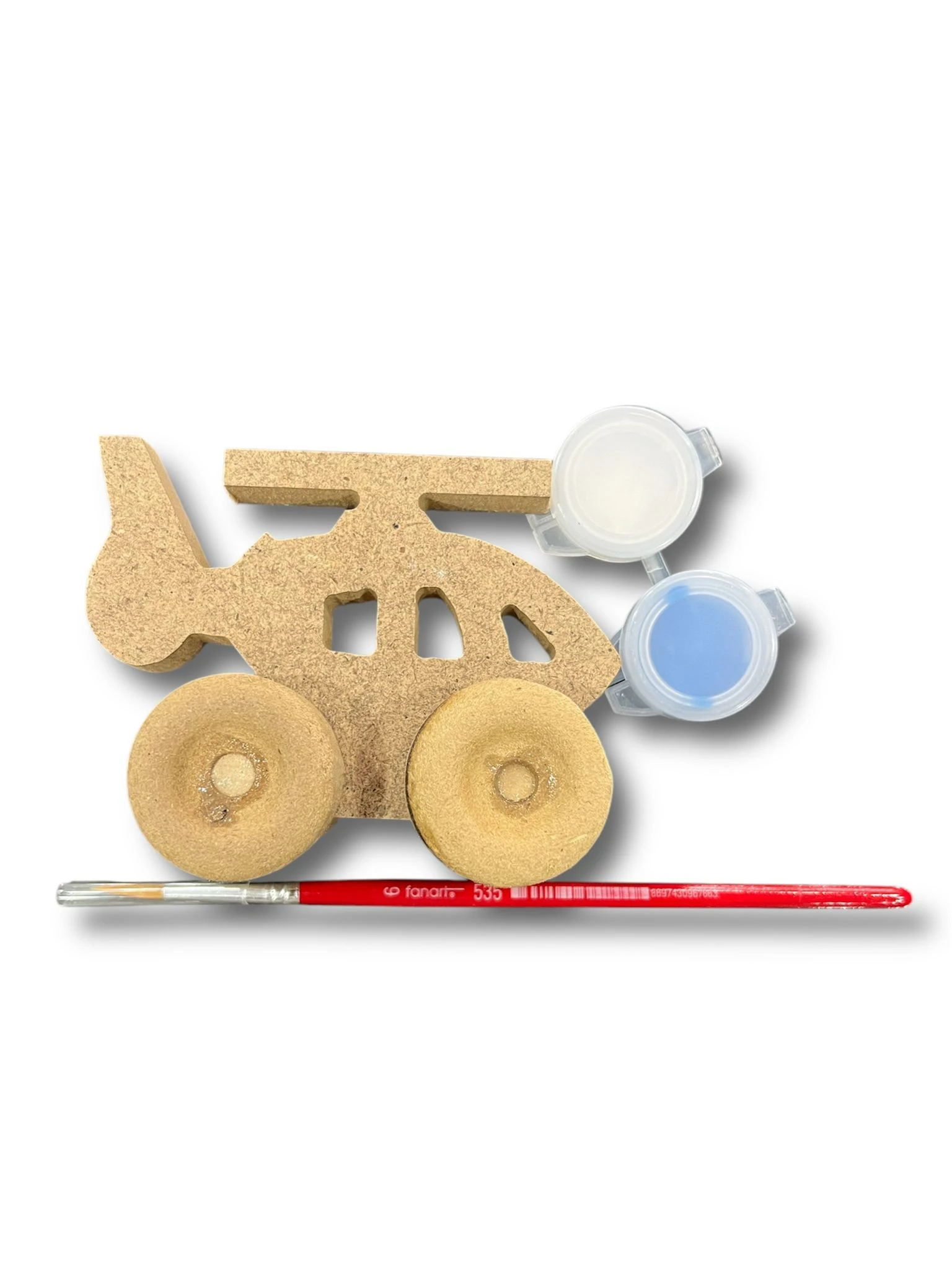 AHŞAP HELİKOPTER ÇOCUK BOYAMA SETİ