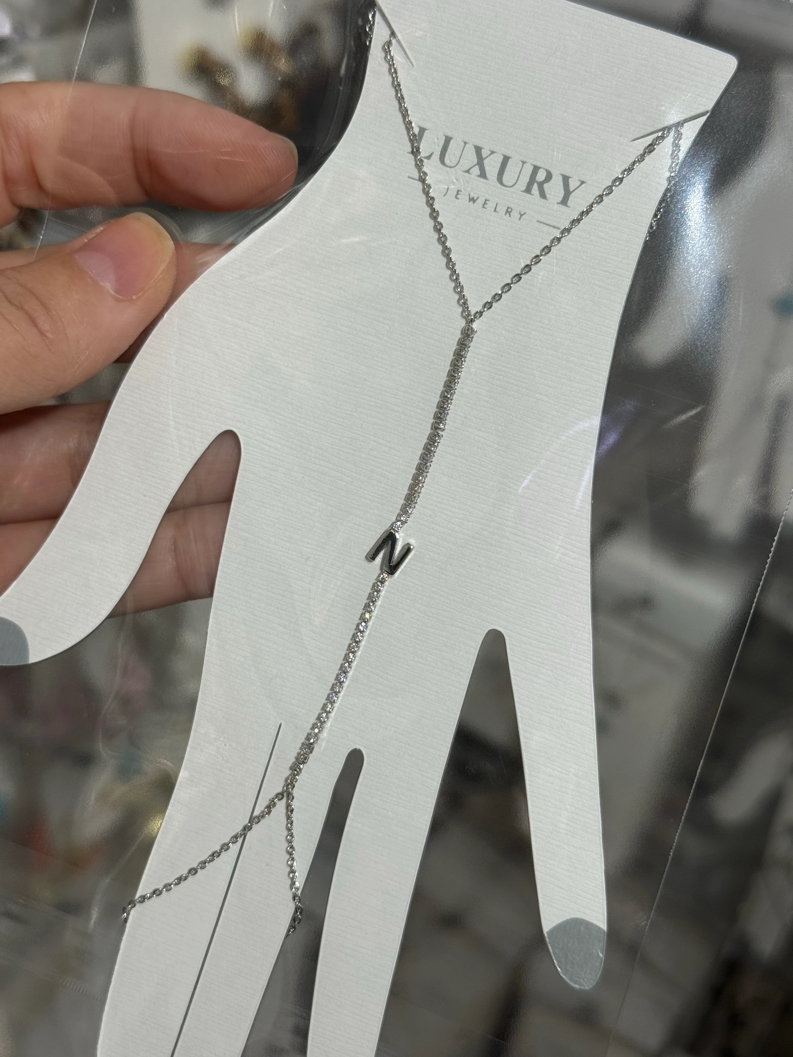 Altın Kaplama N Harfi Su Yolu Şahmeran