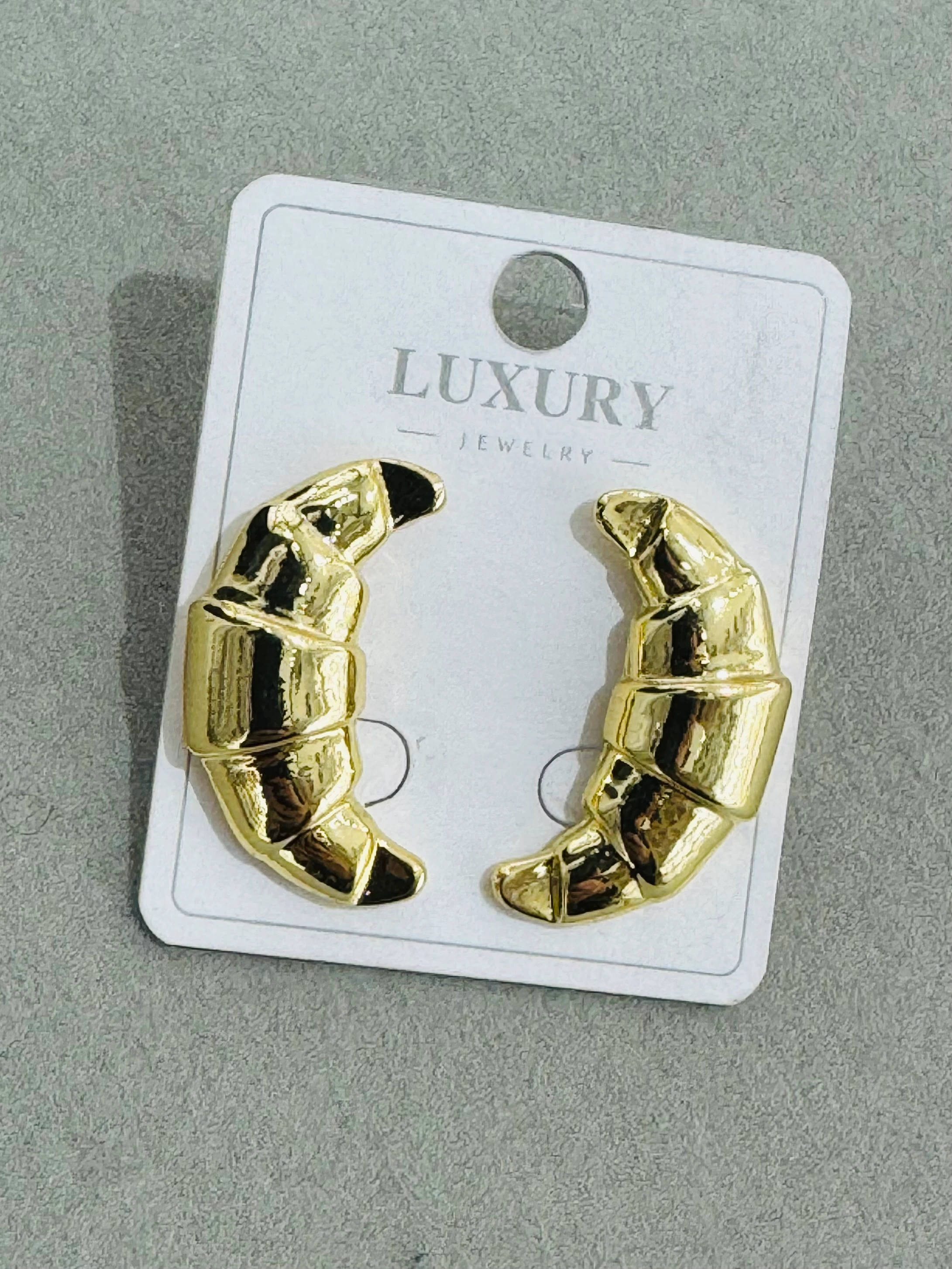 Özel Seriden Kruvasan Küpe