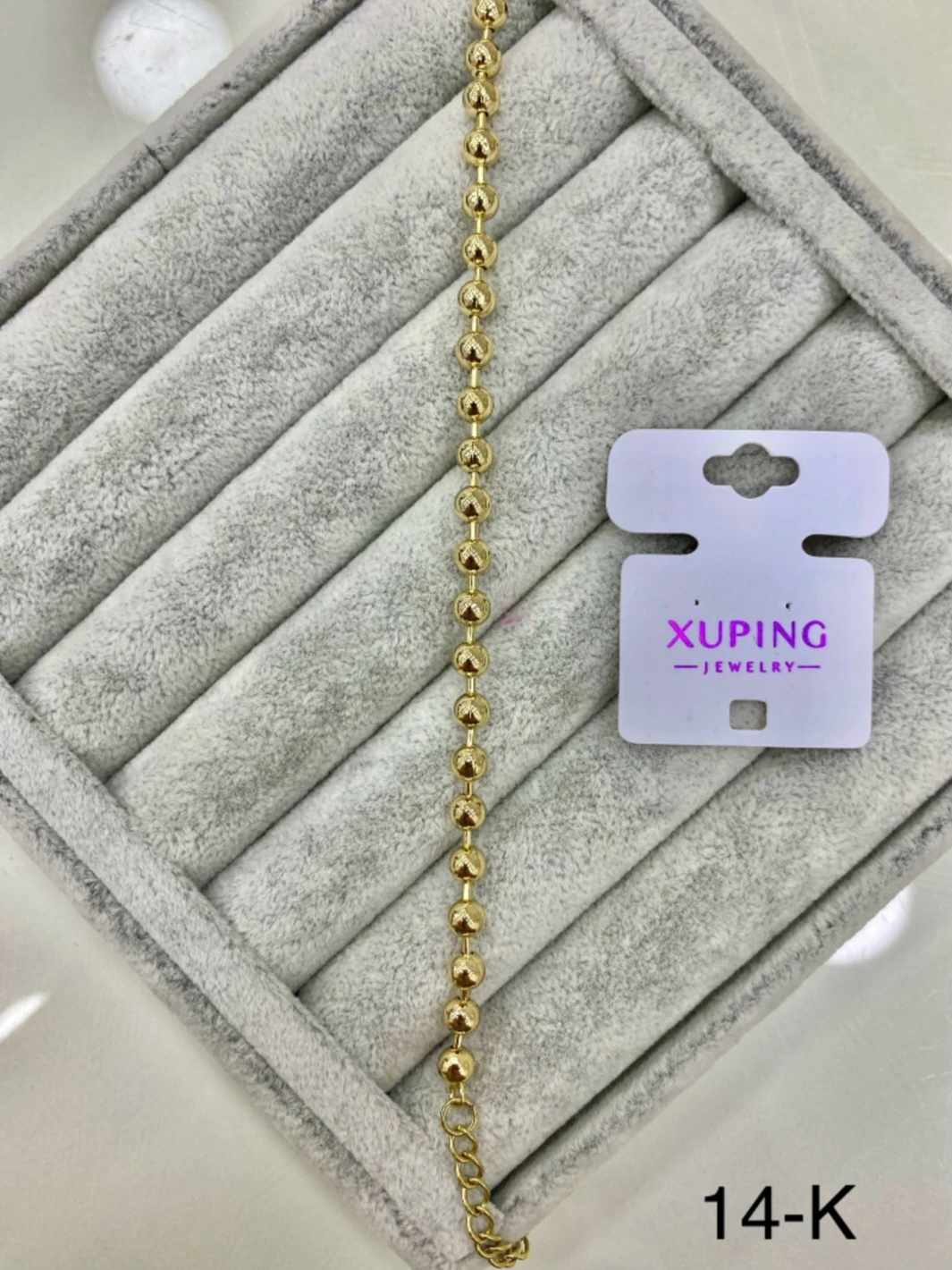 Xuping 14K Topcuk Zarif Bileklik