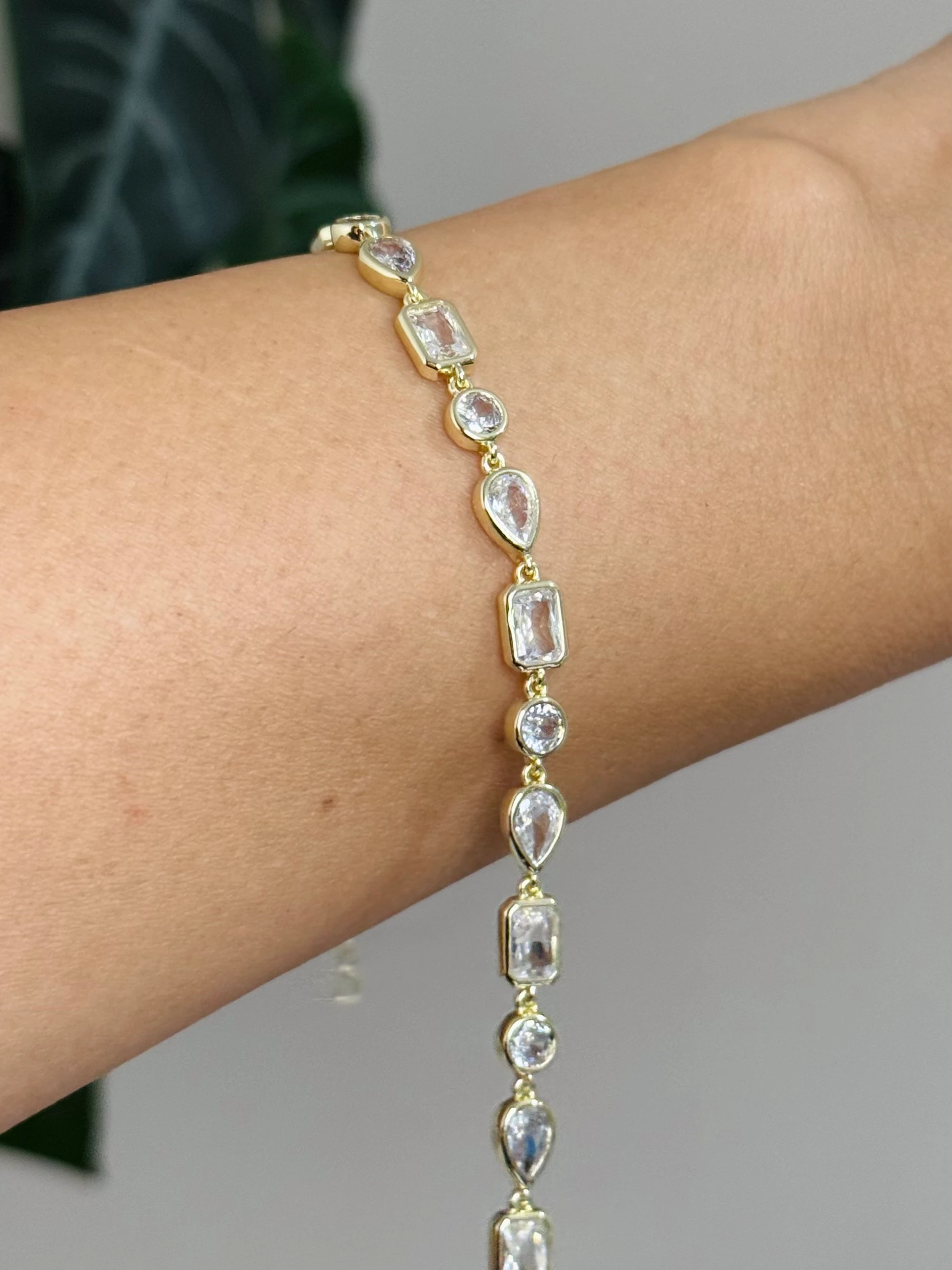 Altın Kaplama 14K Damla Bileklik