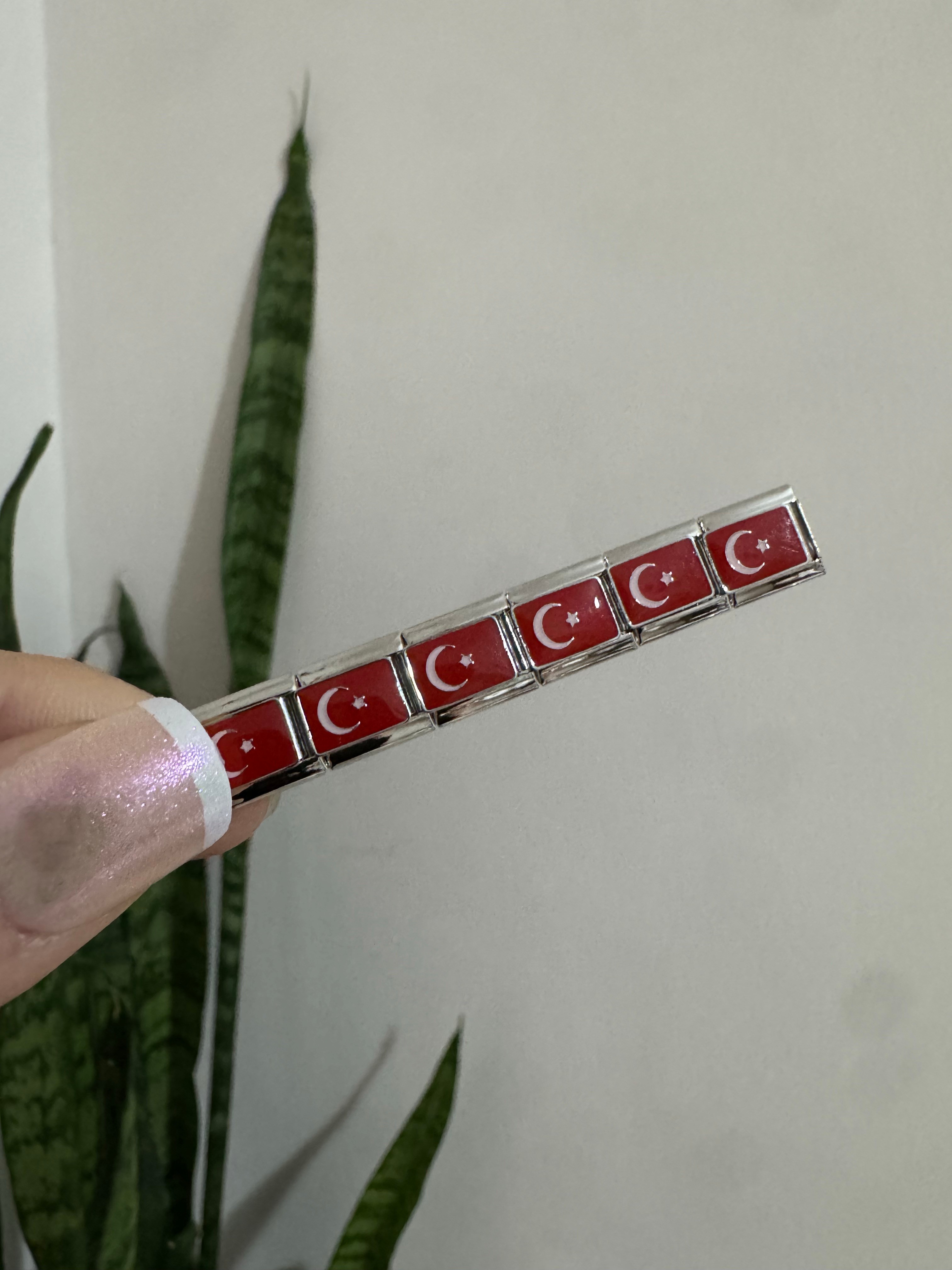 Türk Bayrağı charm 1 adet
