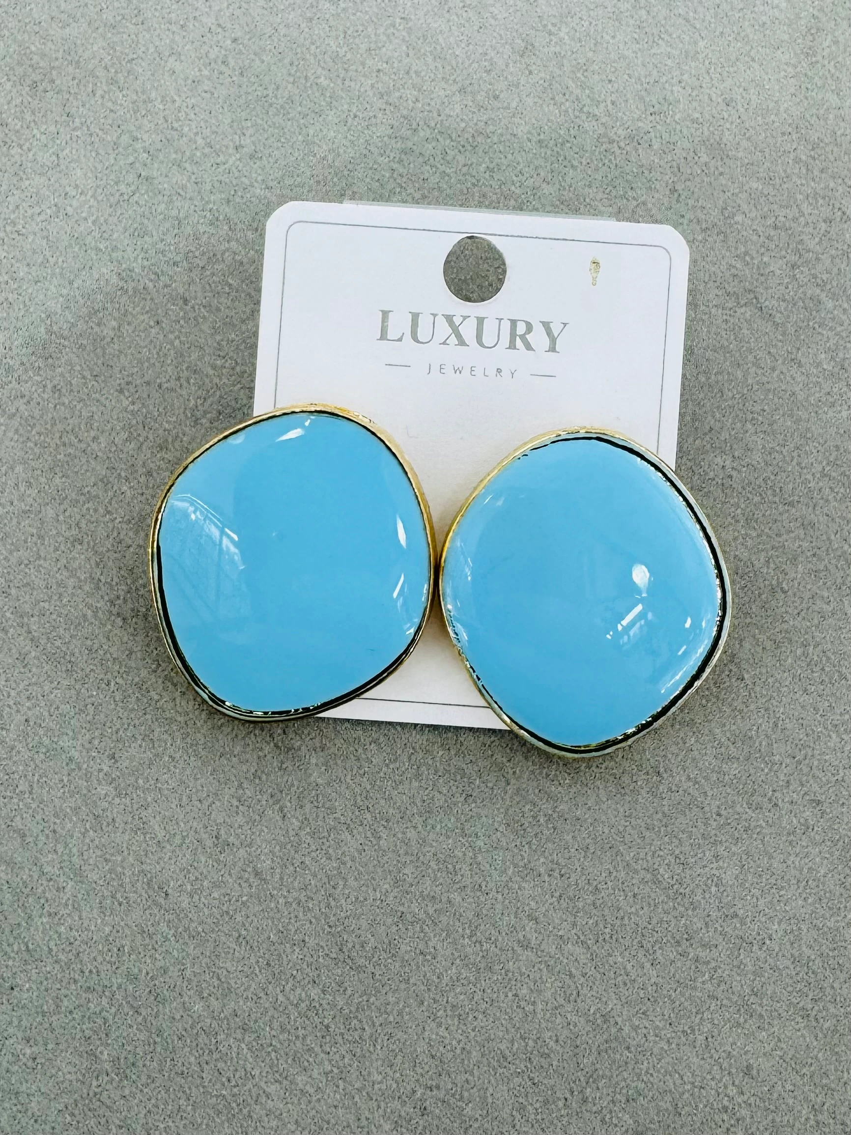 Özel Seri Bebe Mavisi Küpe