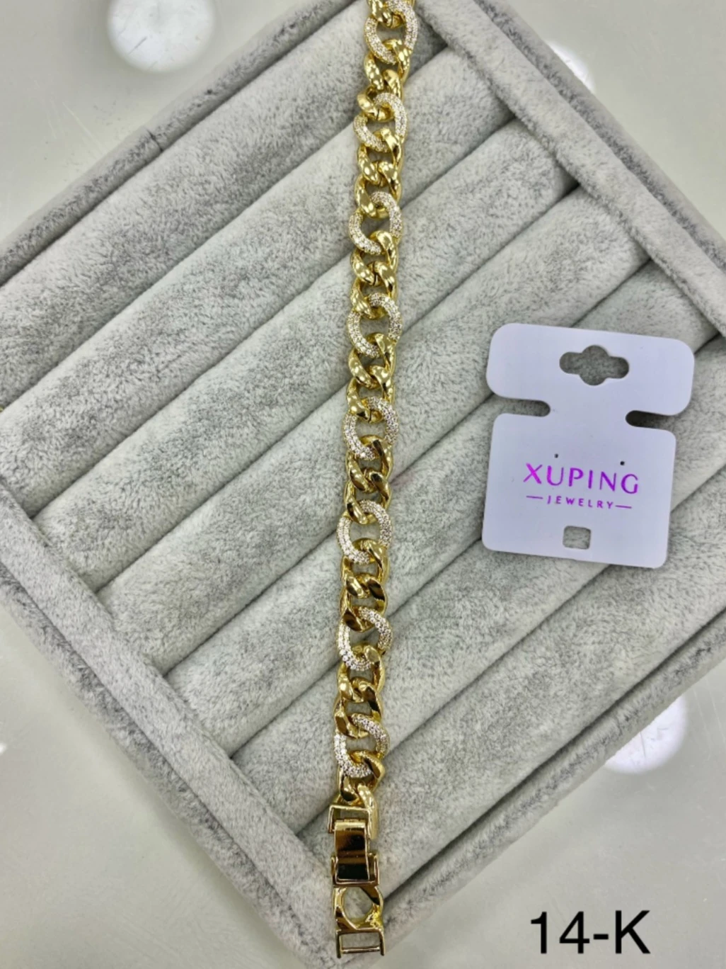 Xuping 14K Taşlı Halka Bileklik