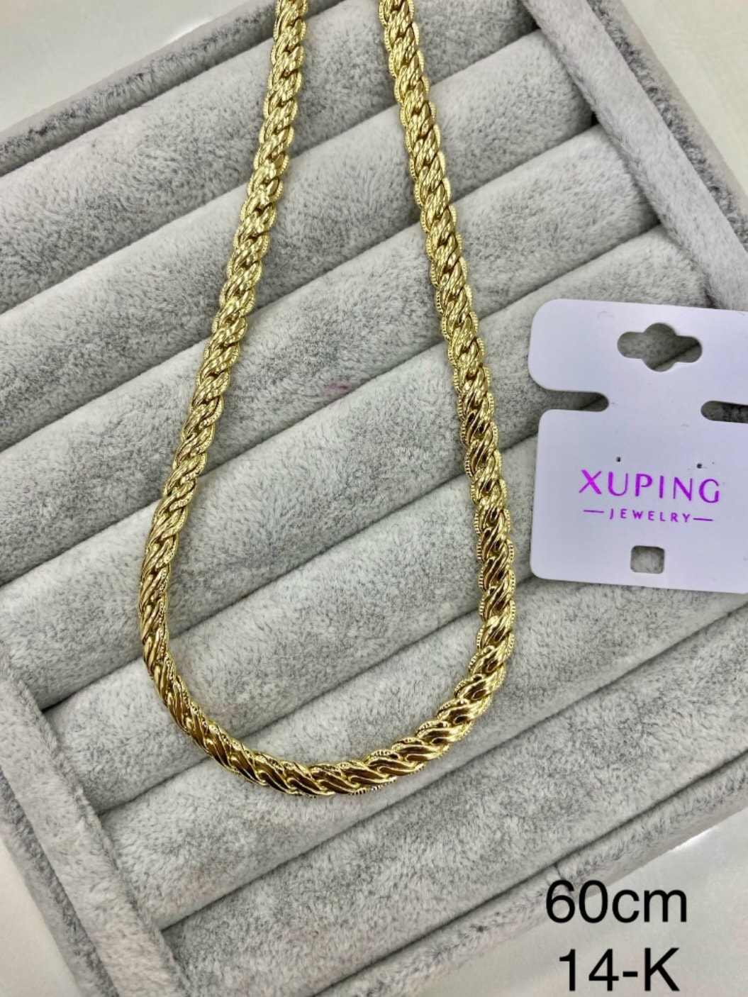 Xuping 14K Kalın Zincir Kolye