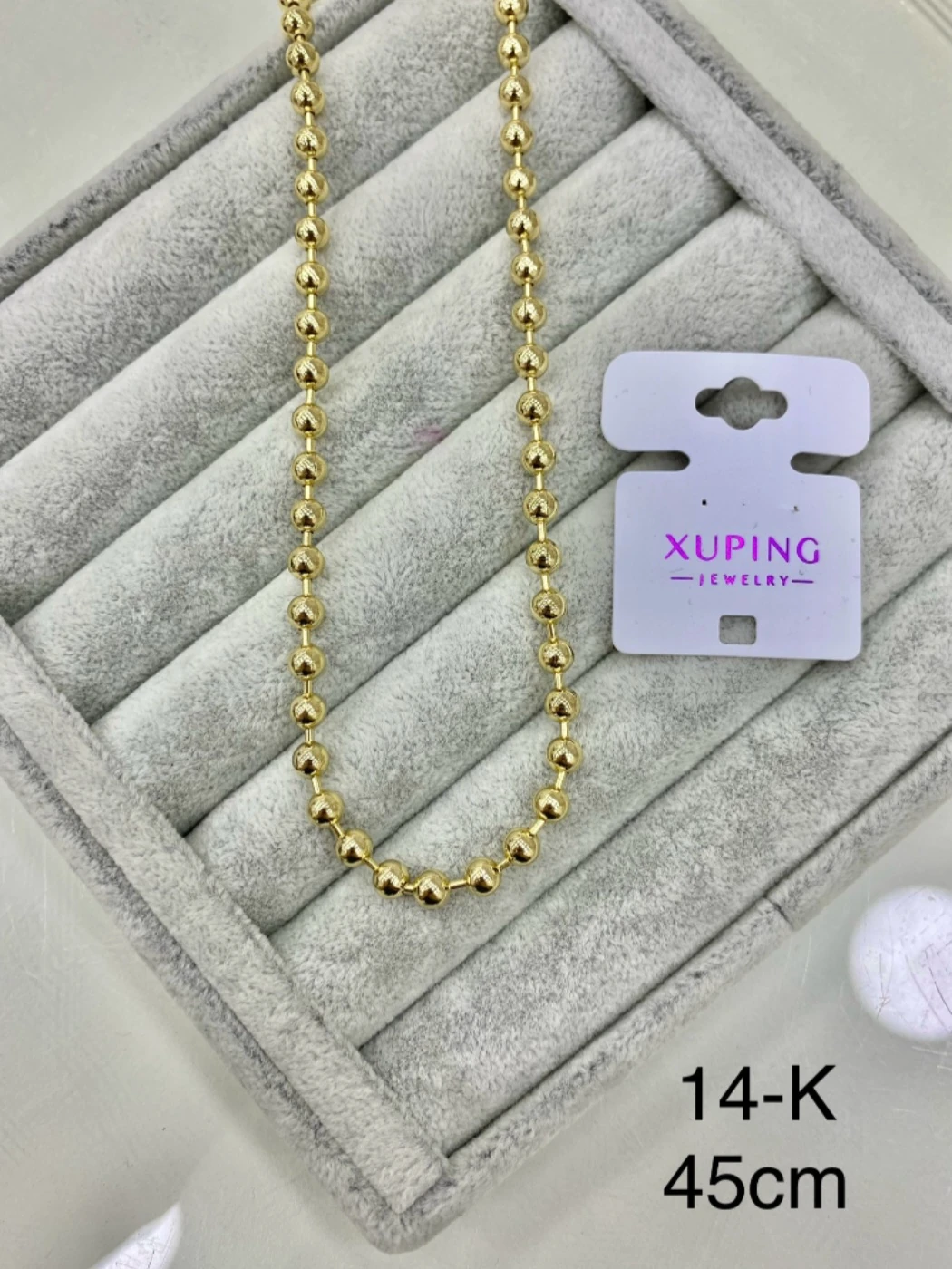 Xuping 14K Topcuk Kolye 45 cm