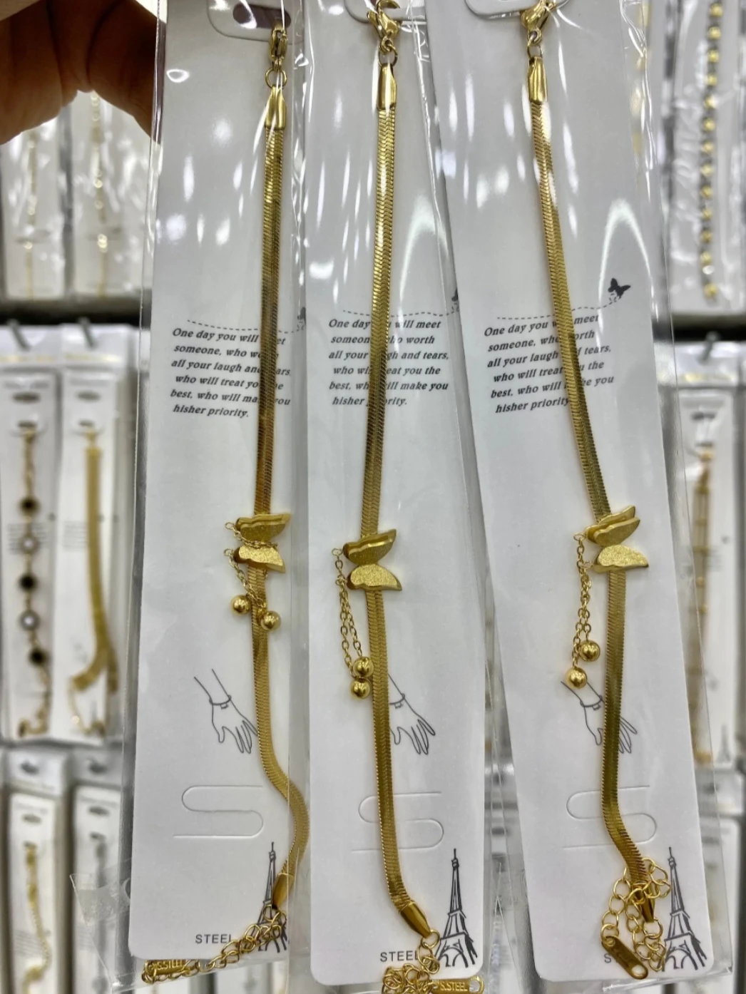 Çelik Kelebek Bileklik