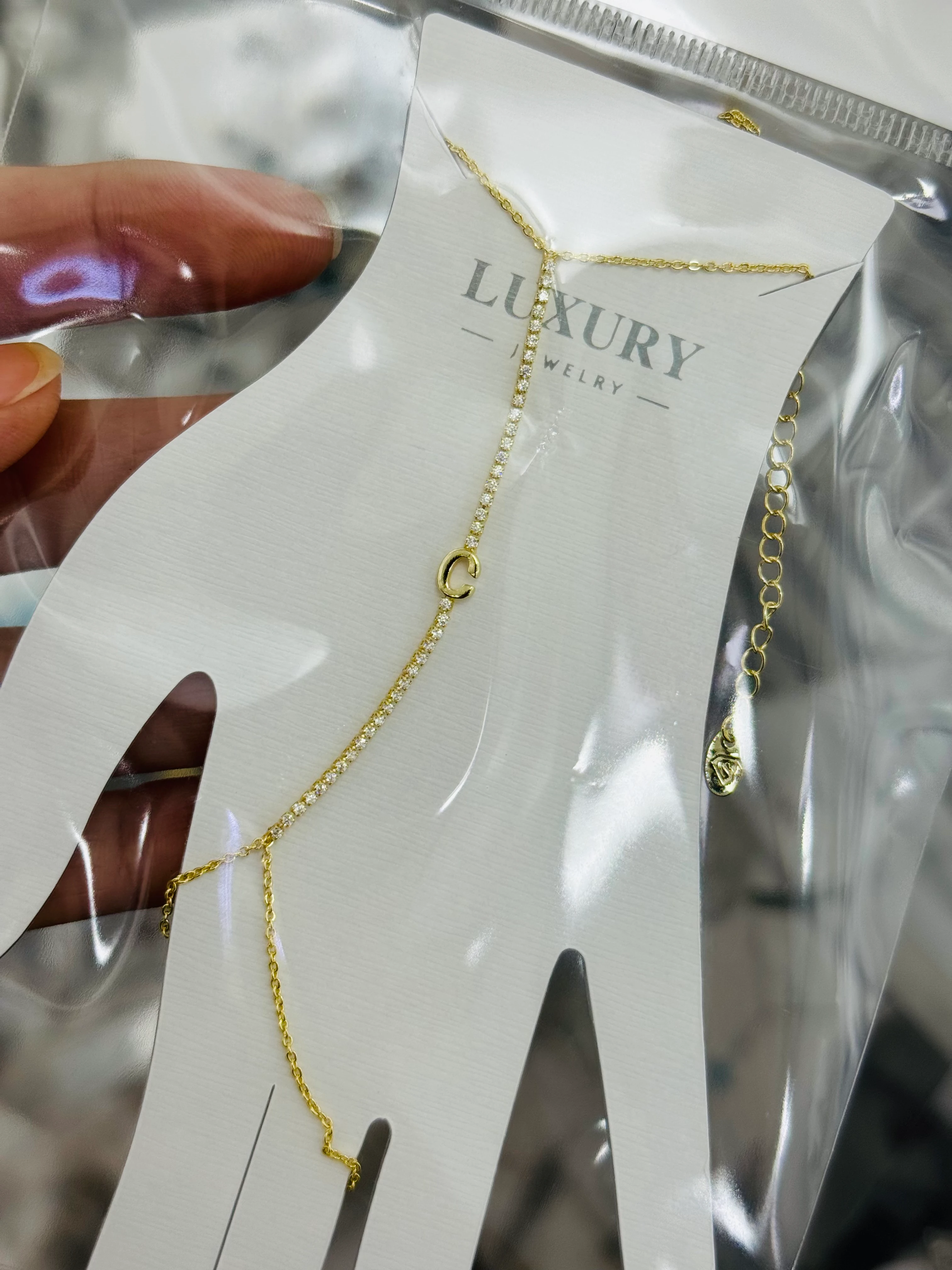 Altın Kaplama C Harfi Su Yolu Şahmeran