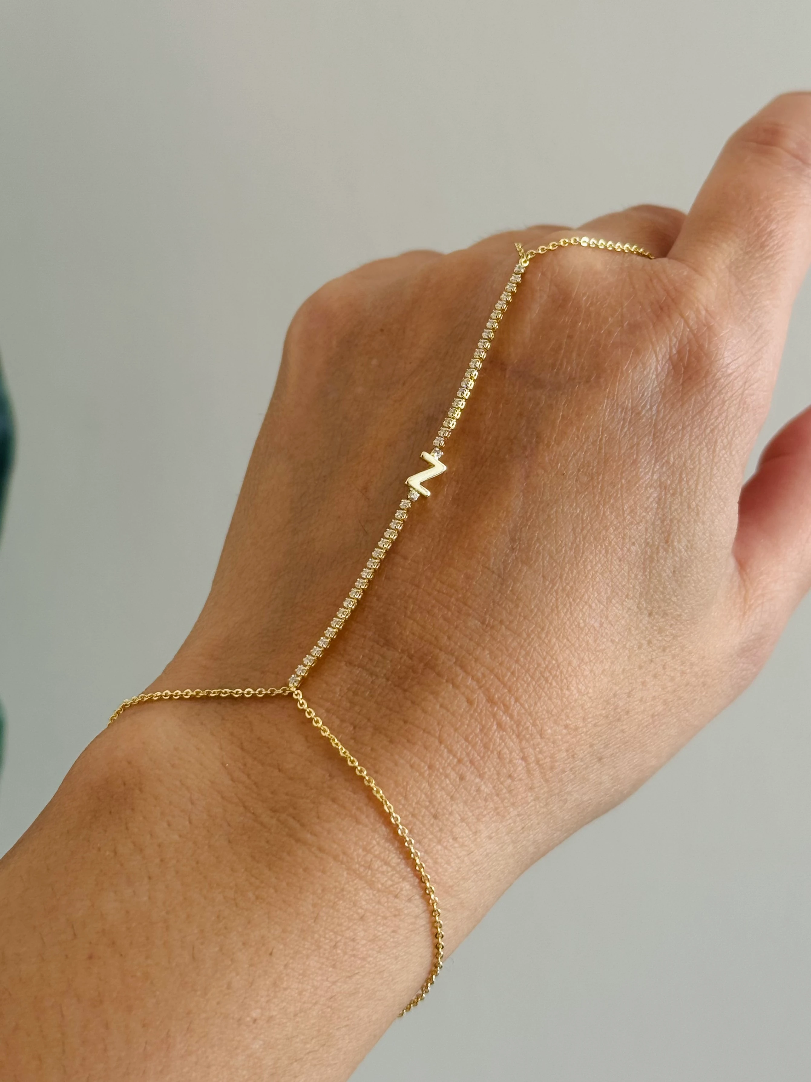 Altın Kaplama Z Harf Su Yolu Şahmeran 