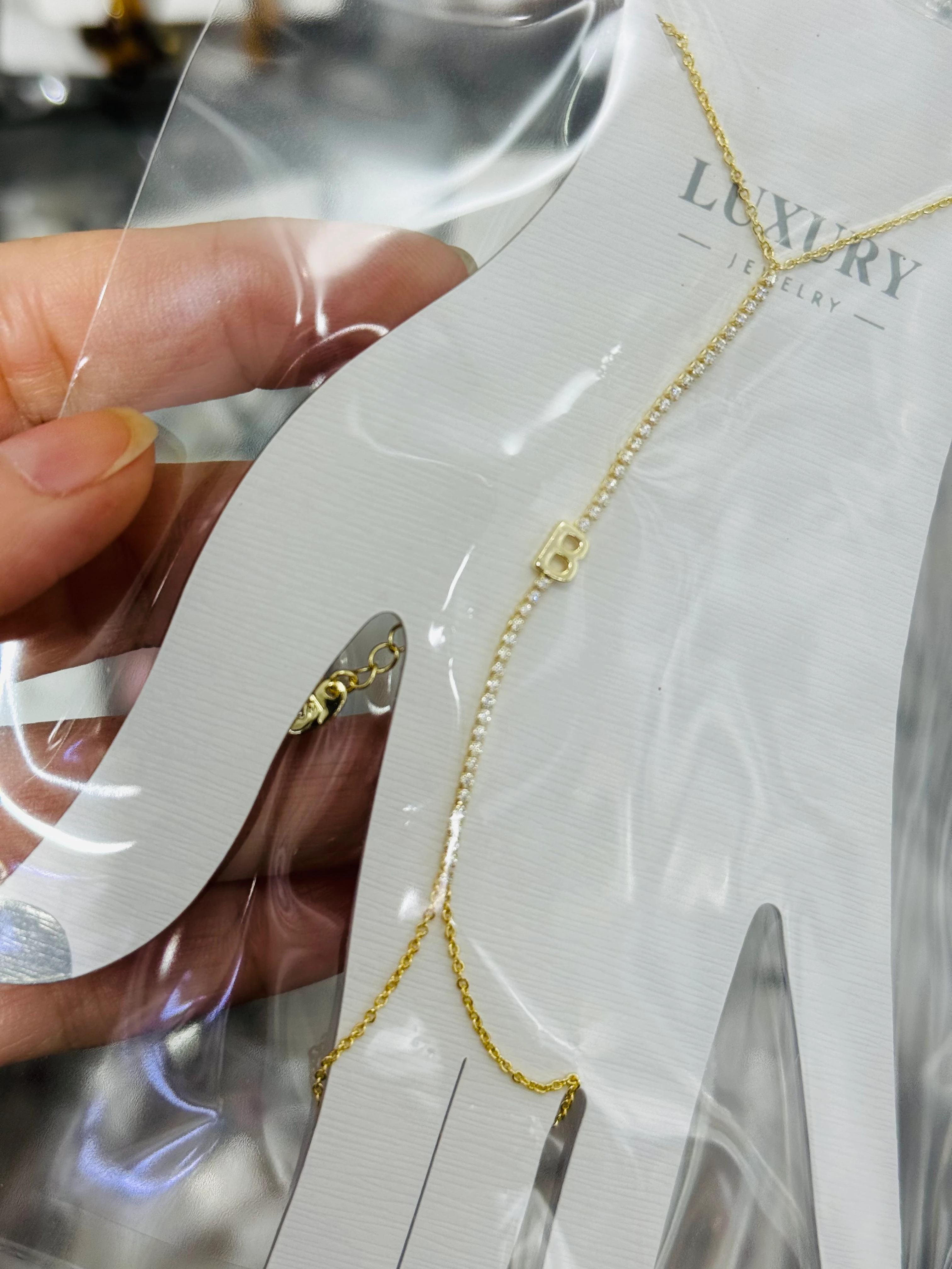 Altın Kaplama B Harf Su Yolu Şahmeran