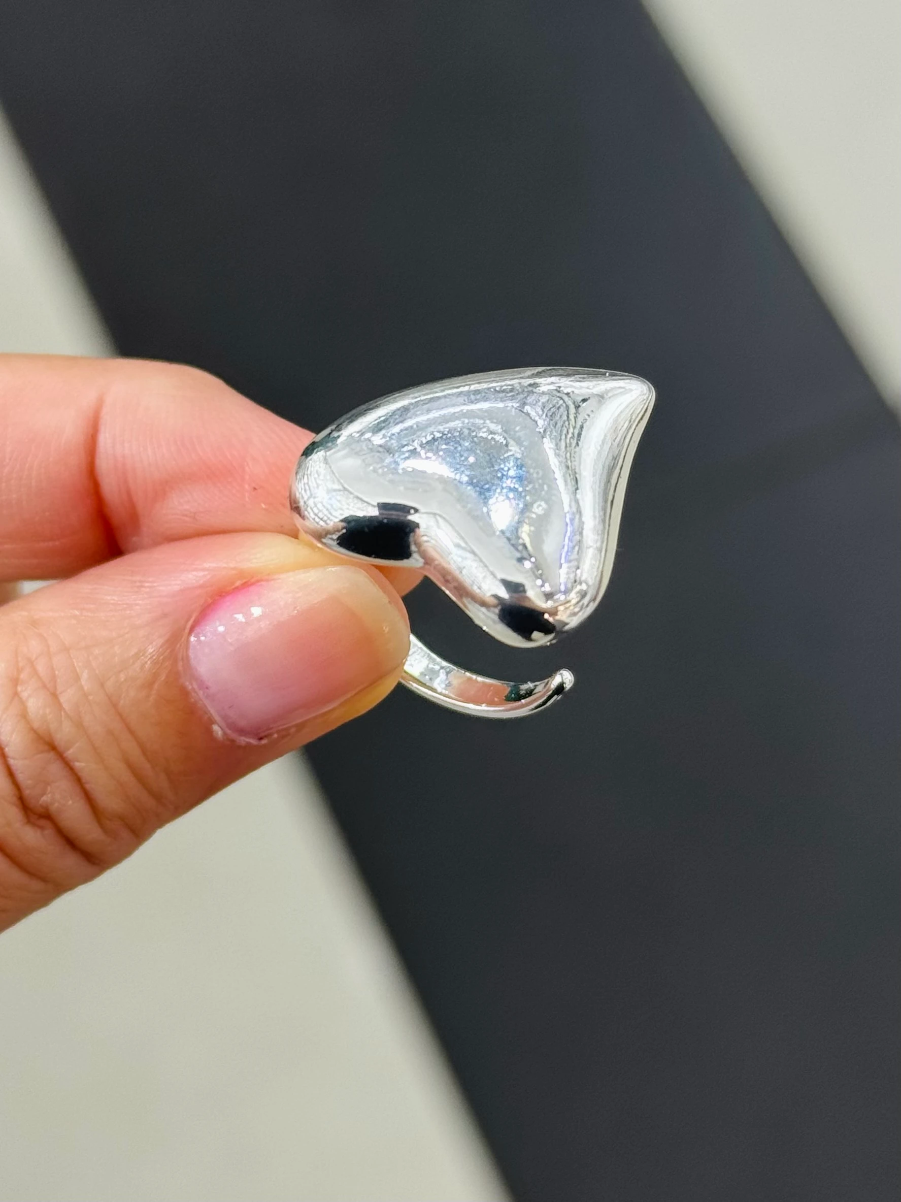 Çelik Ayarlanabilir Kalp Yüzük