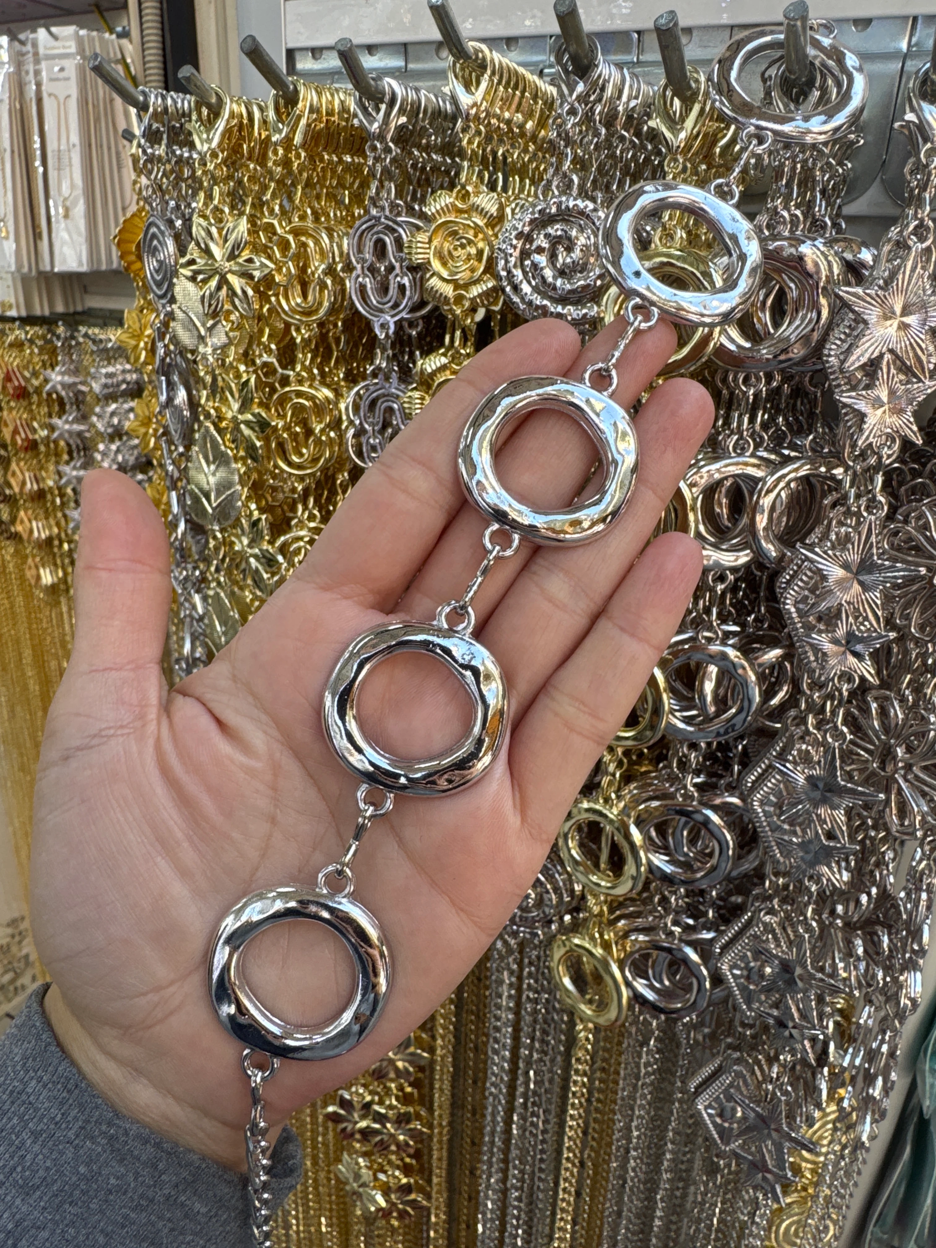 Halka Gümüş Renk Kemer