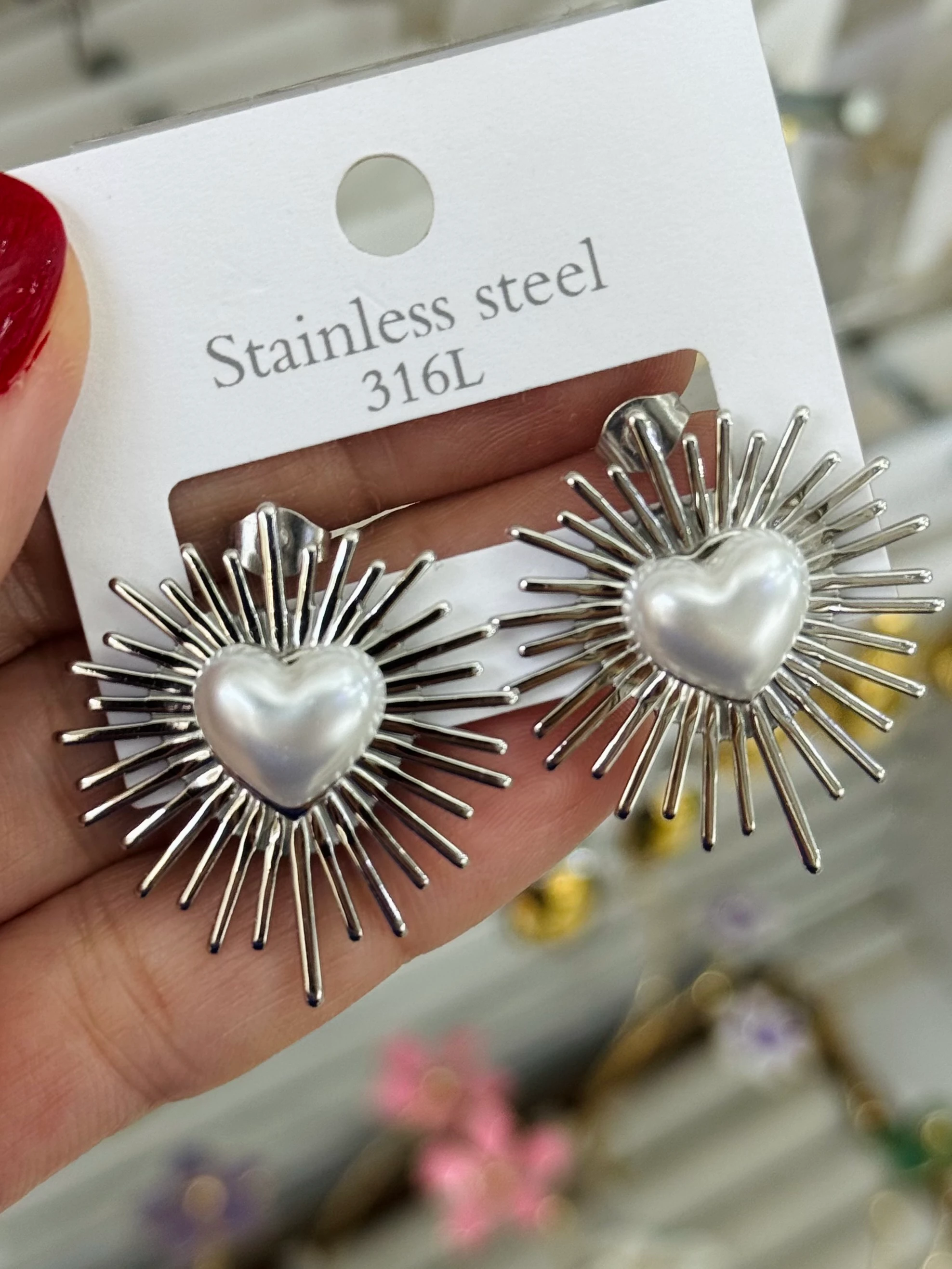 Çelik İnci Yıldız Küpe