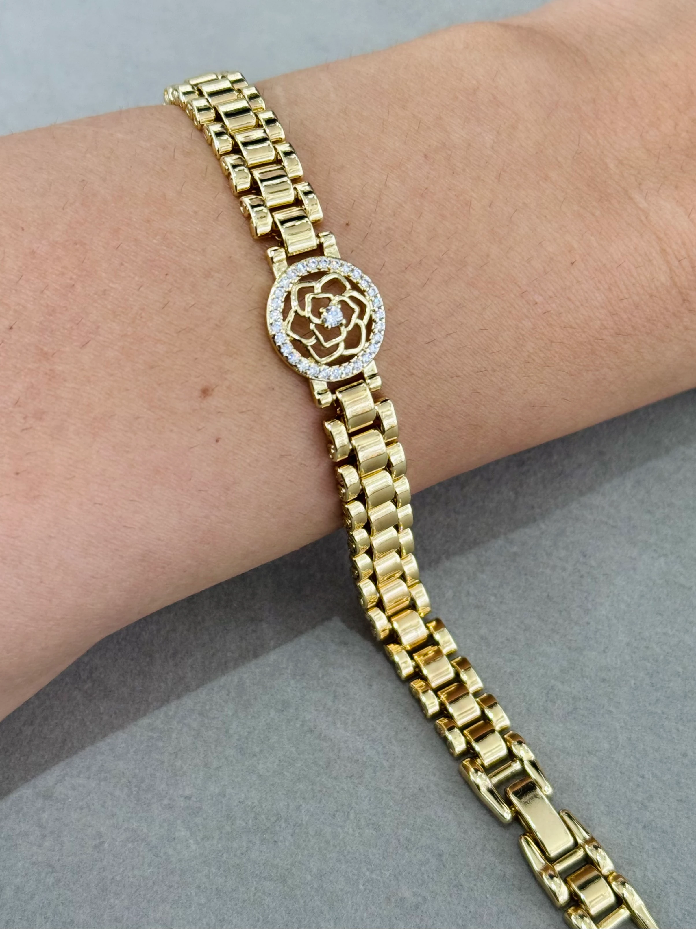 Xuping 14K Gül Bileklik