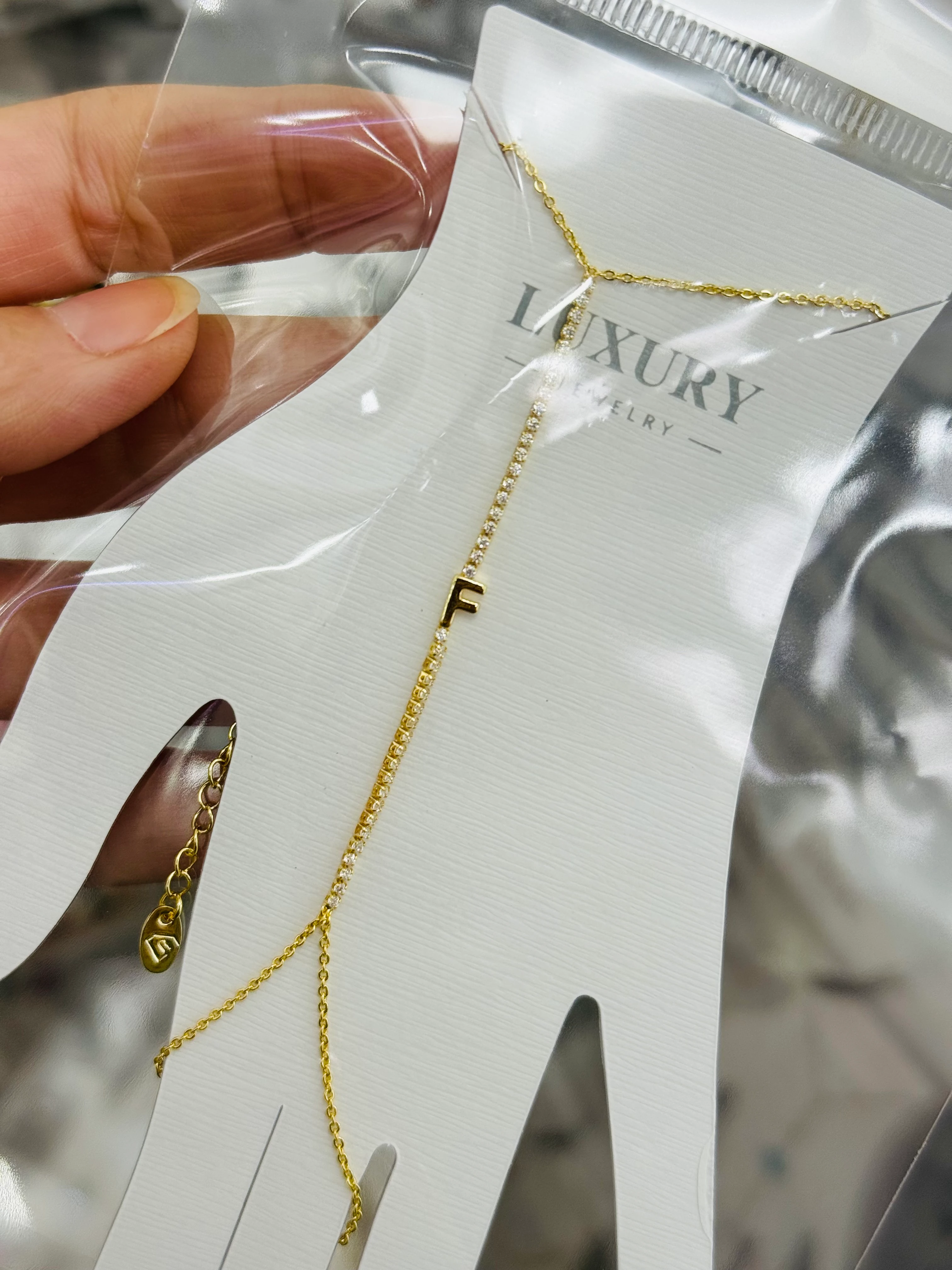 Altın Kaplama F Harfi Su Yolu Şahmeran