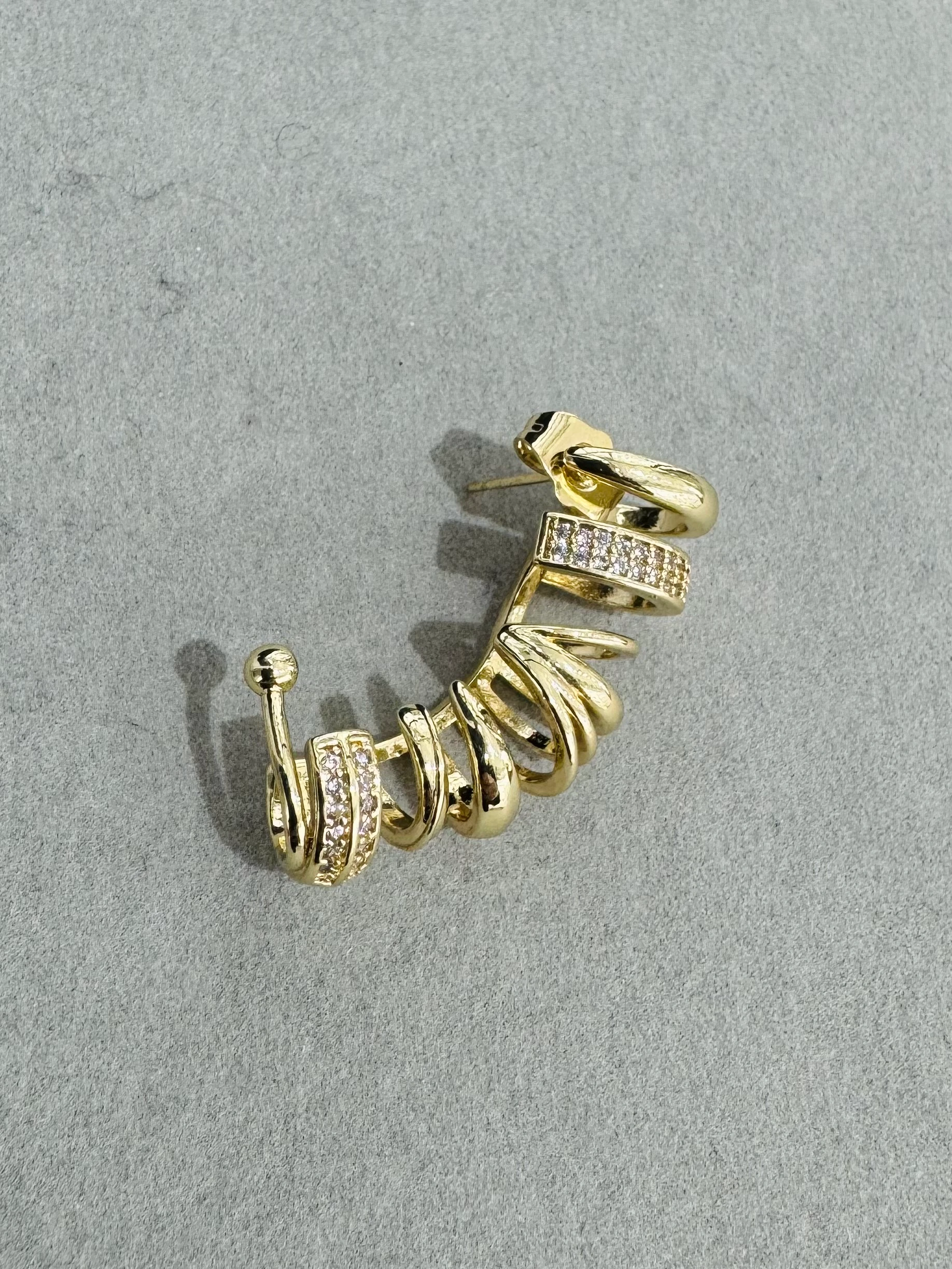 Özel Seri 14K Kıkırdak Küpe Sağ Kulak