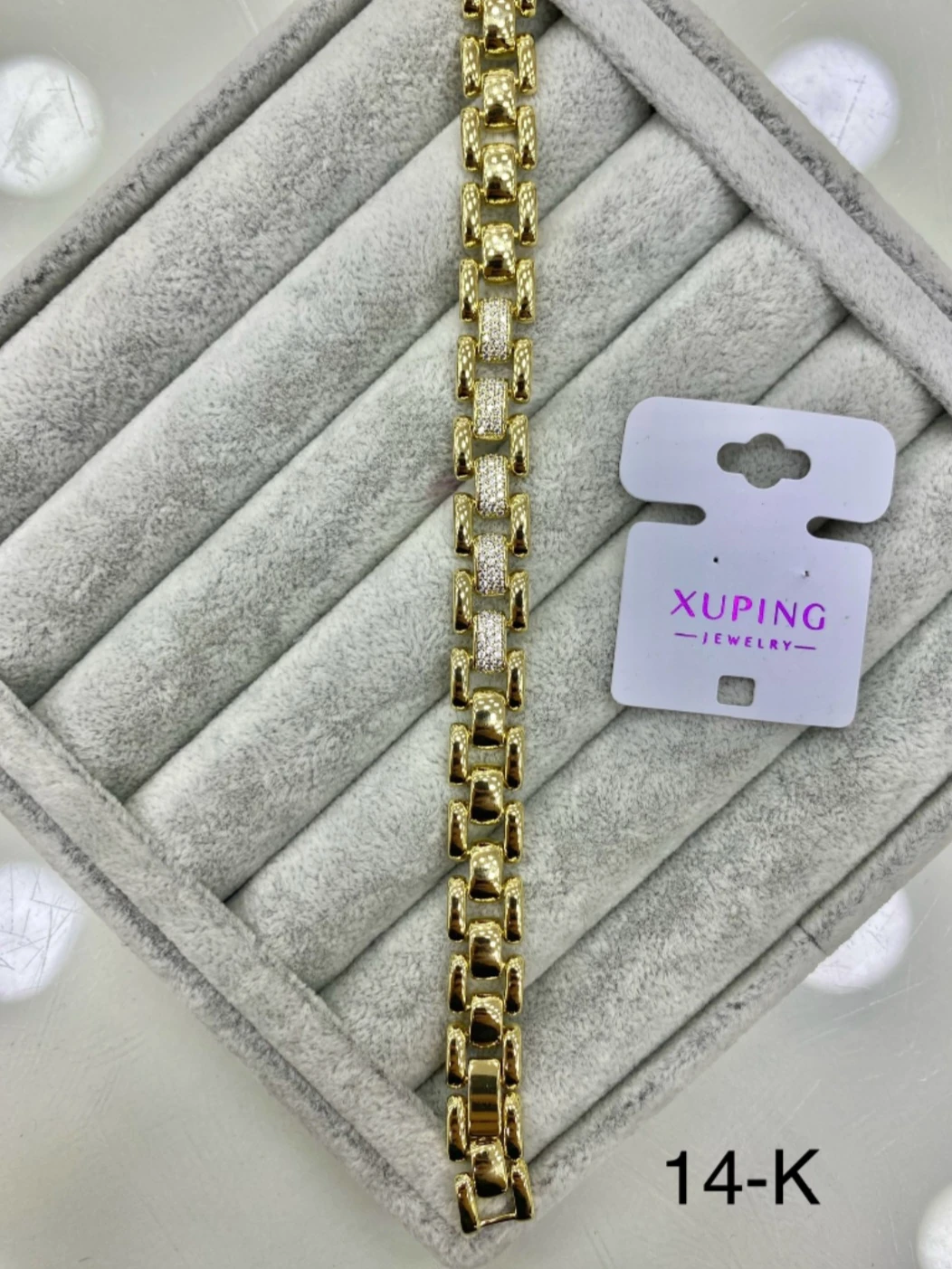 Xuping 14K Taşlı Rolex Model Bileklik