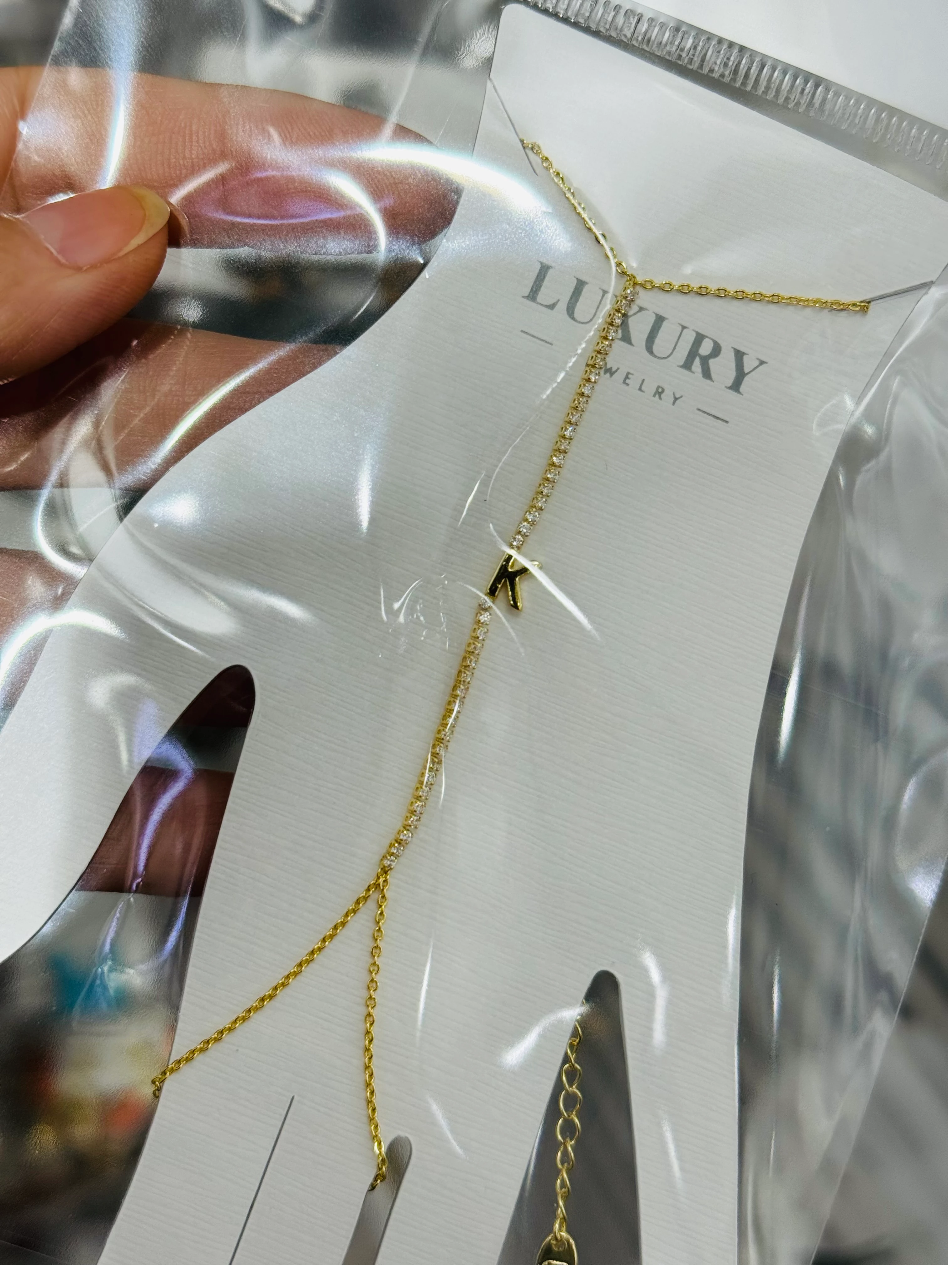 Altın Kaplama K Harfi Su Yolu Şahmeran