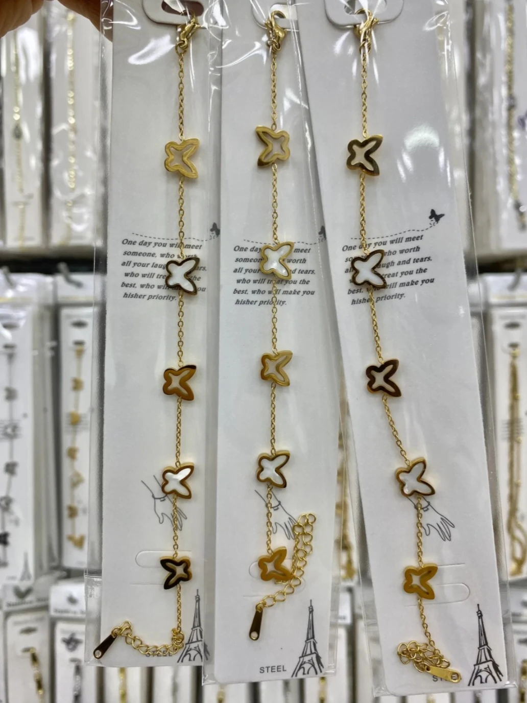 Çelik Kelebek Bileklik