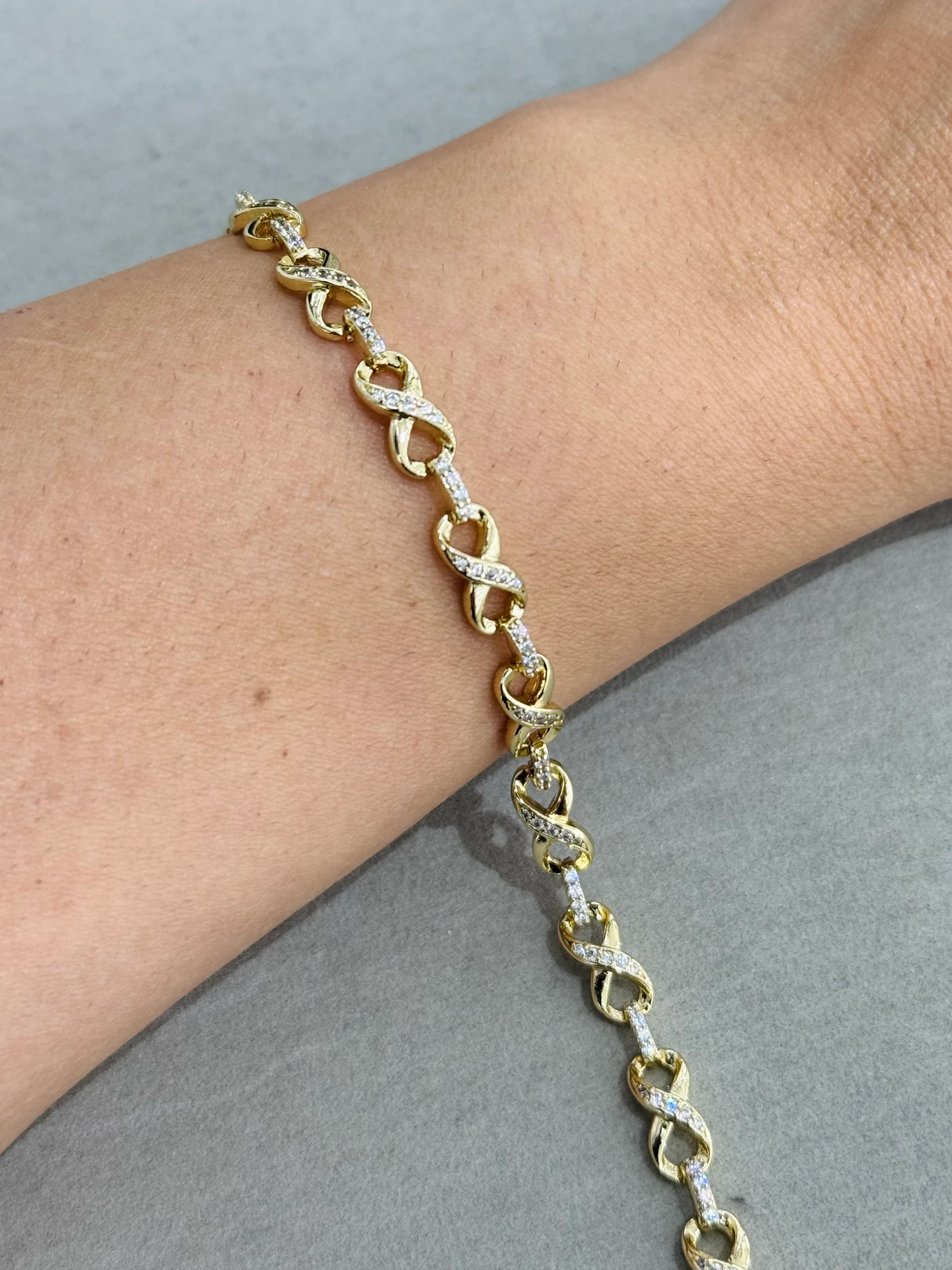 Xuping 14K Taşlı Sonsuzluk Bileklik