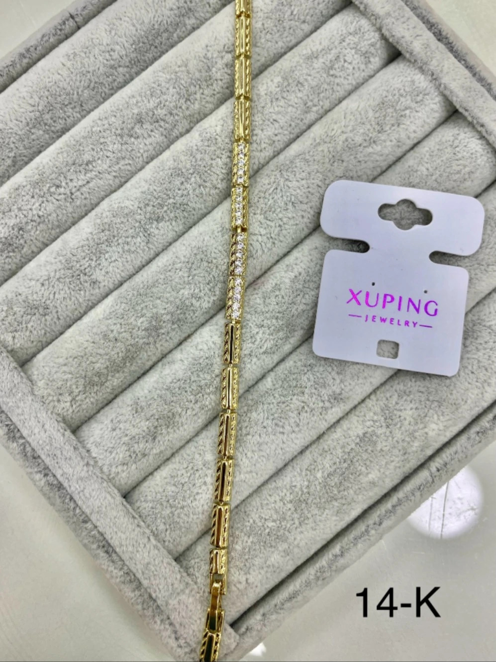 Xuping 14K Ince Bileklik