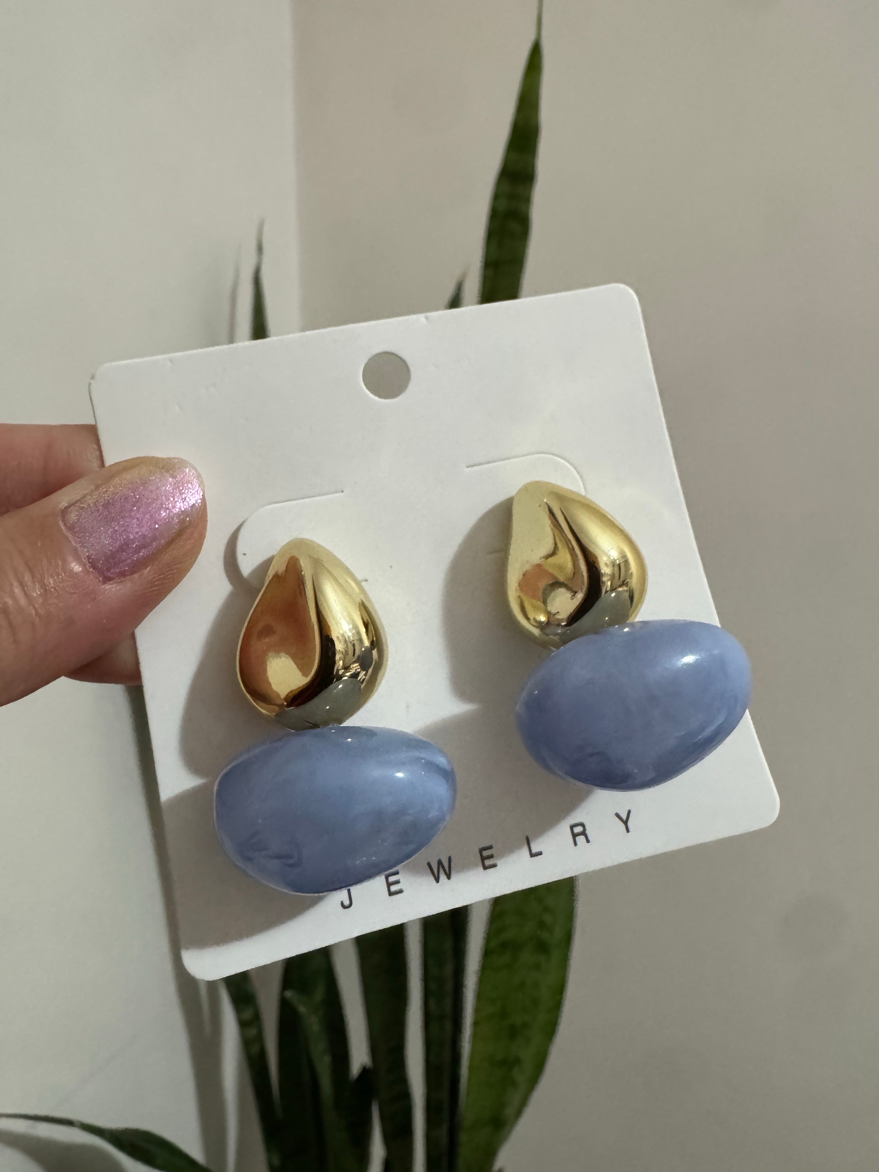 Mavi gold küpe