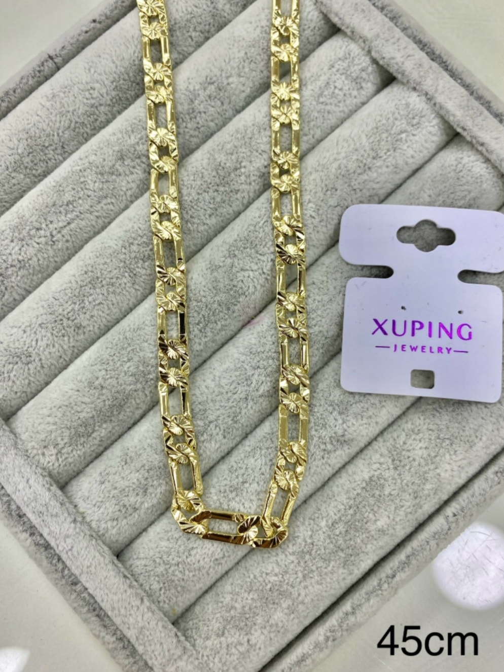 Xuping 14K Lazer Kesimli Kolye