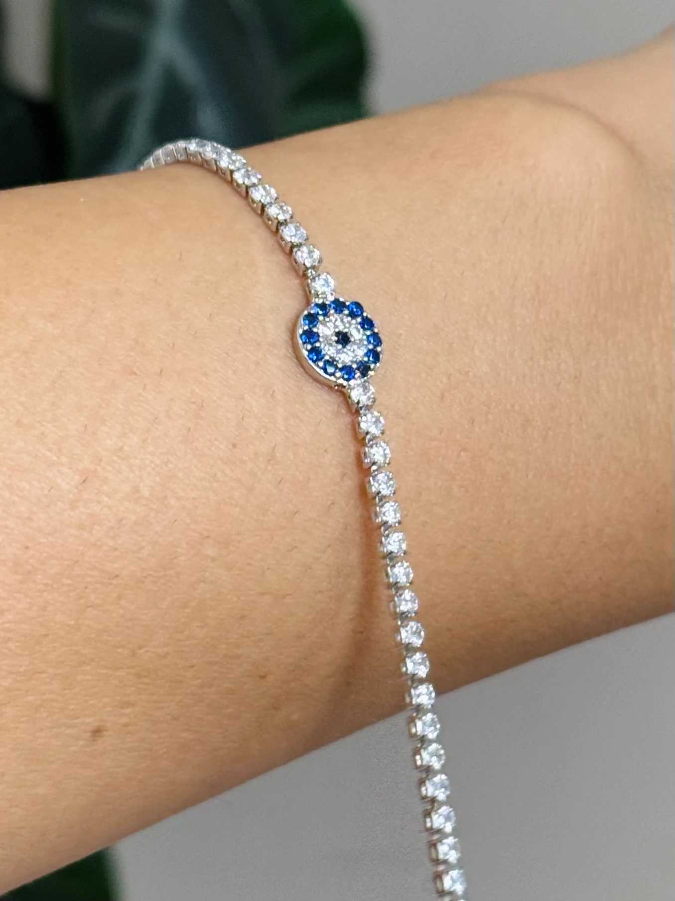 Altın Kaplama 14K Nazar Su Yolu Bileklik