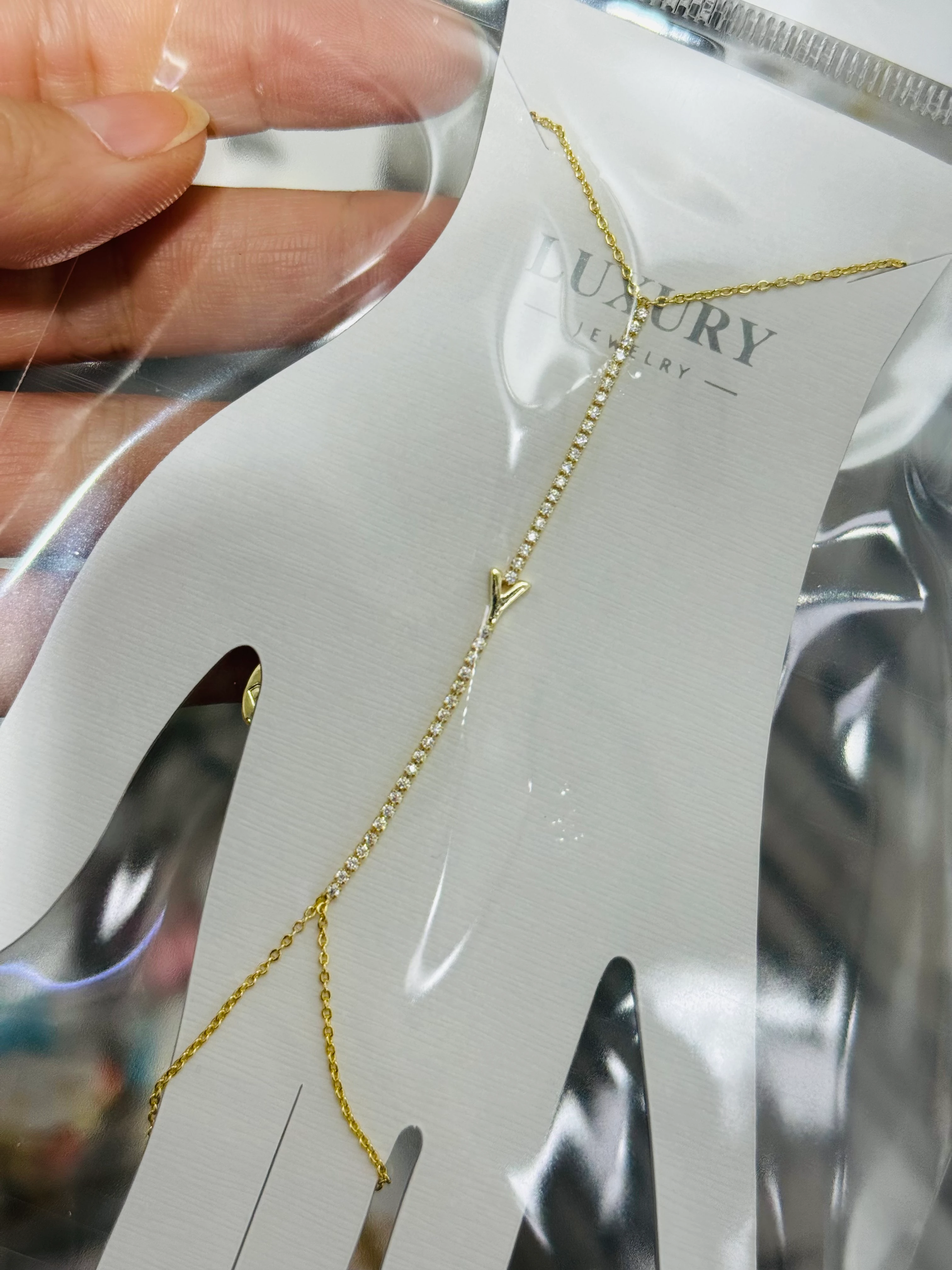 Altın Kaplama Y Harfi Su Yolu Şahmeran