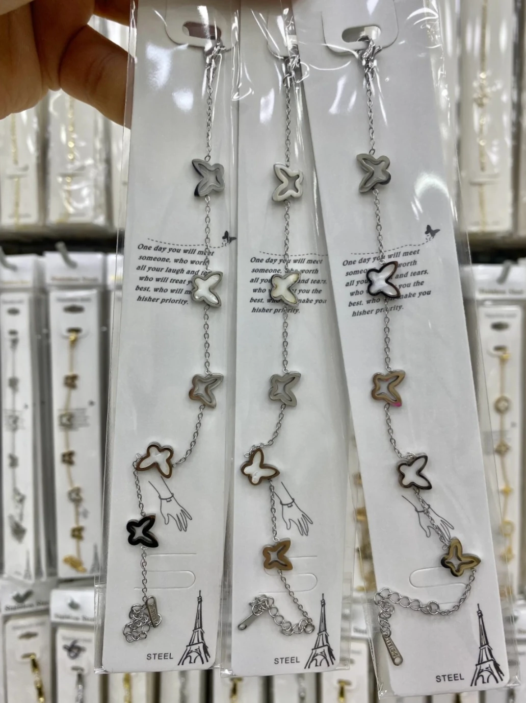 Çelik Kelebek Bileklik