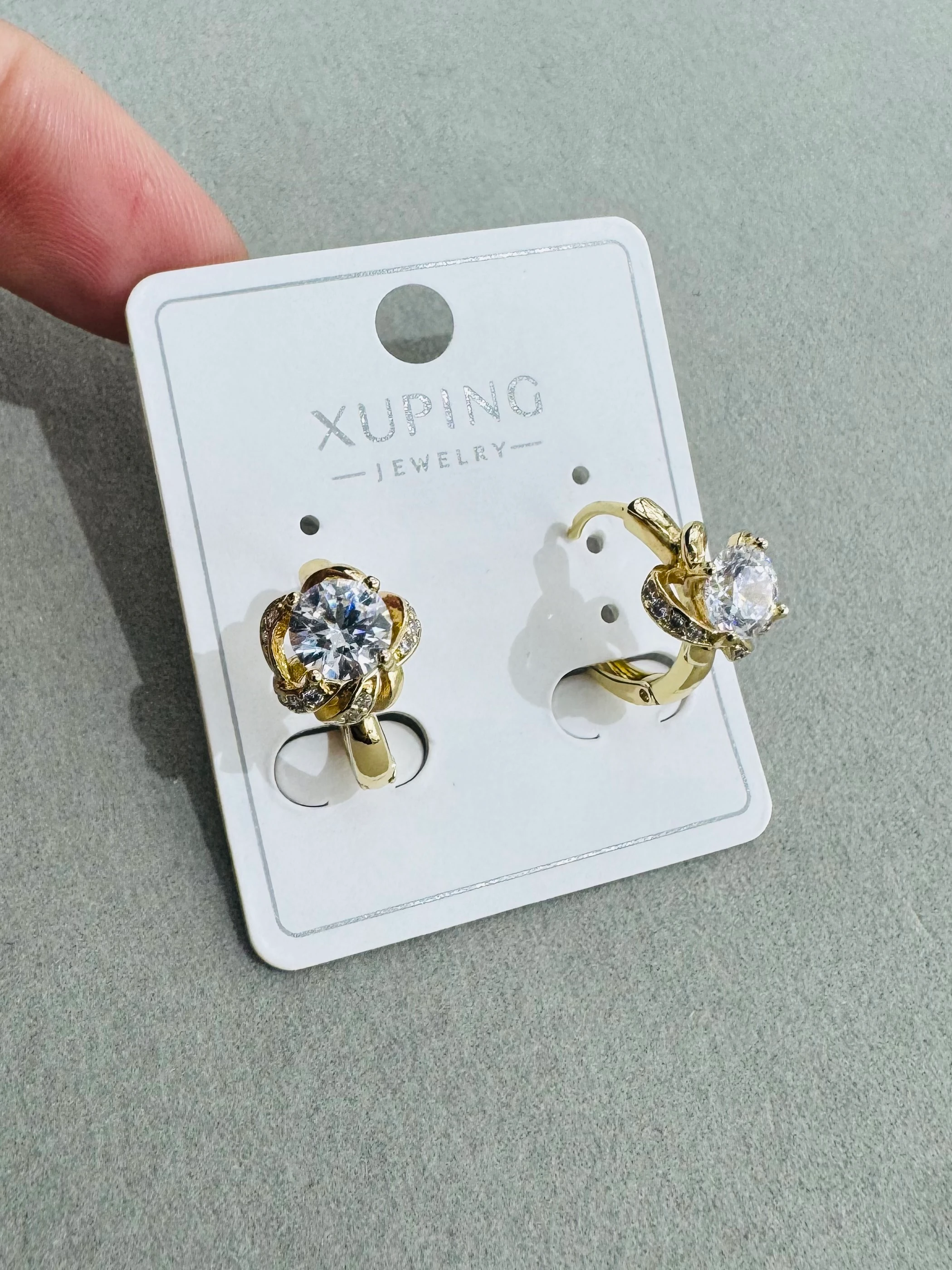 Xuping 14K Çiçek Küpe