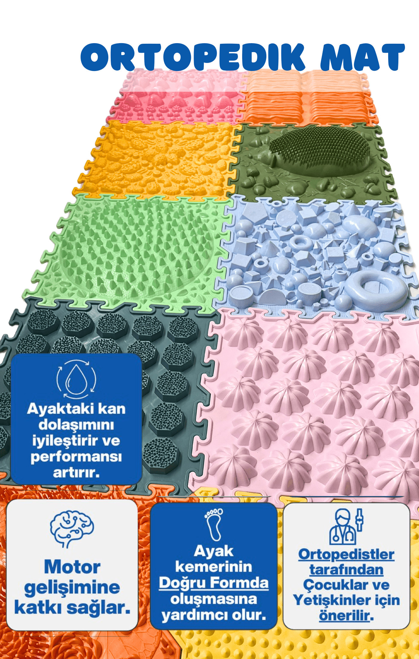 Büyük Set Ortopedik Çocuk Oyun Matı