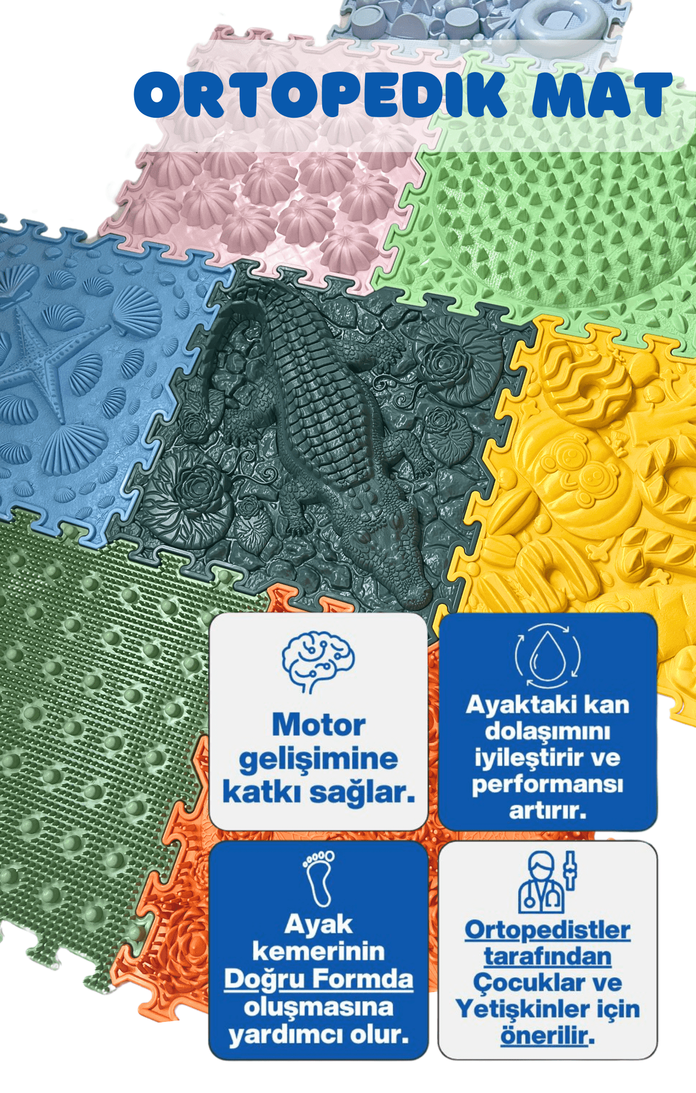 Göl Kıyısı Set Ortopedik Çocuk Oyun Matı