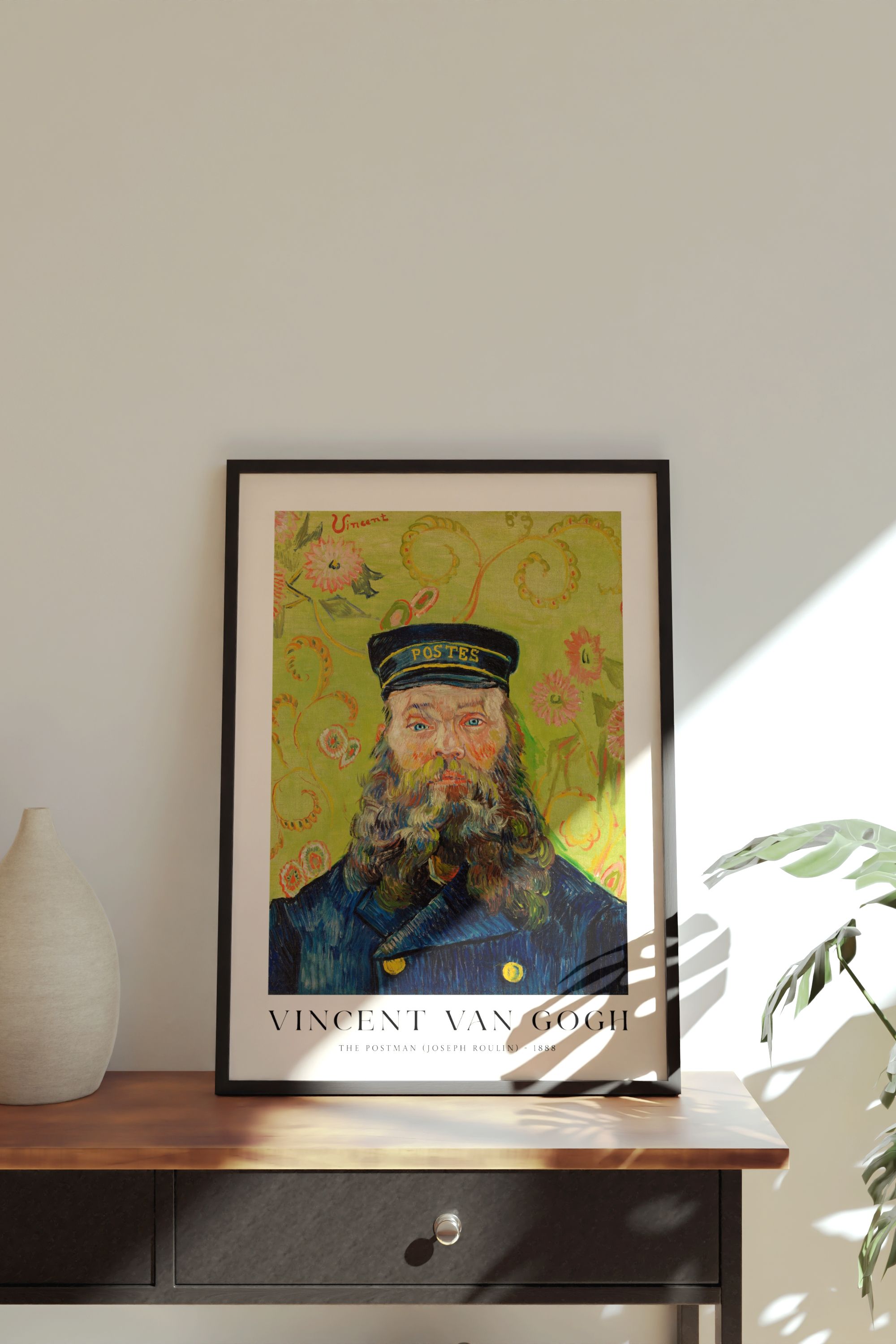 Van Gogh The Postman Çerçevesiz Poster