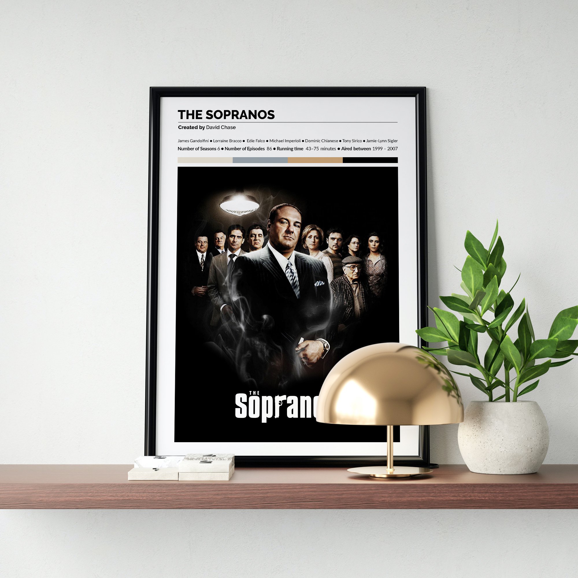 The Sopranos Dizi/Sitcom Tasarımlı Poster Tablo