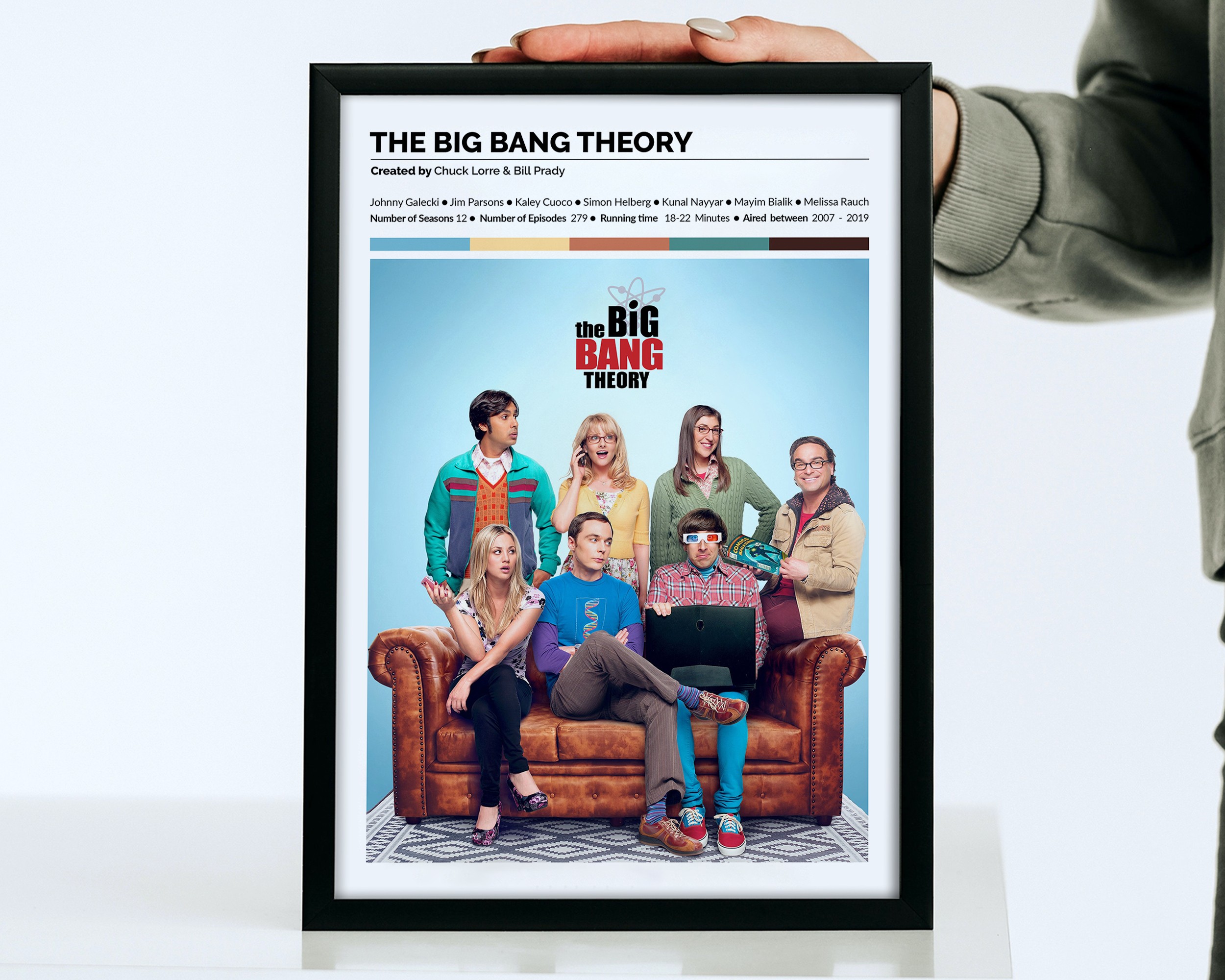 The Big Bang Theory Dizi/Sitcom Tasarımlı Poster Tablo