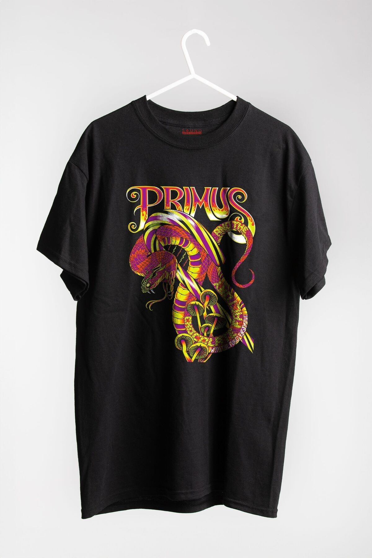 Primus Müzik Baskılı Regular Fit Unisex Siyah T-Shirt %100 Pamuk No:0287